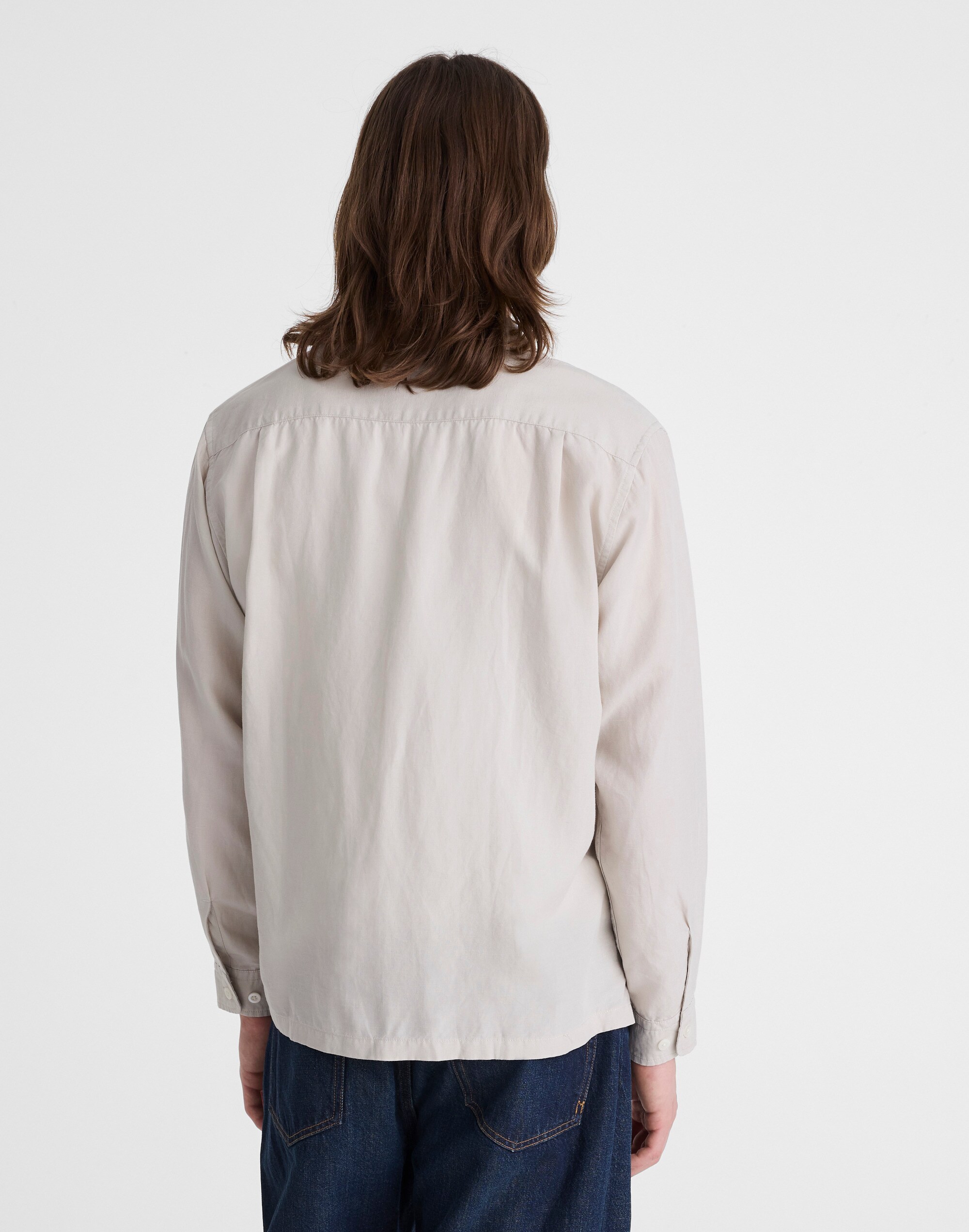 The Long-Sleeve Camp Shirt in Archive Linen Blend