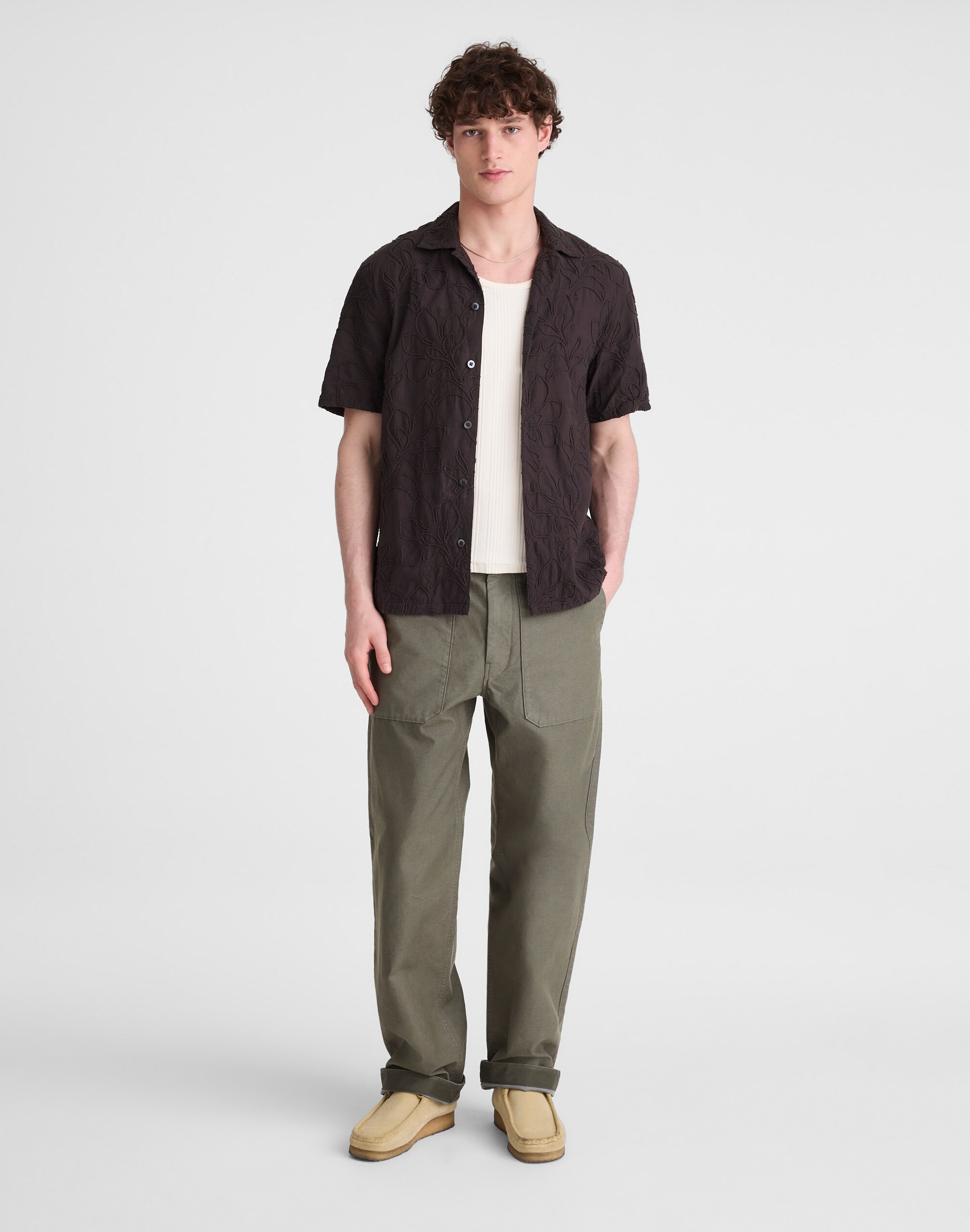 The Short-Sleeve Camp Shirt in Cotton