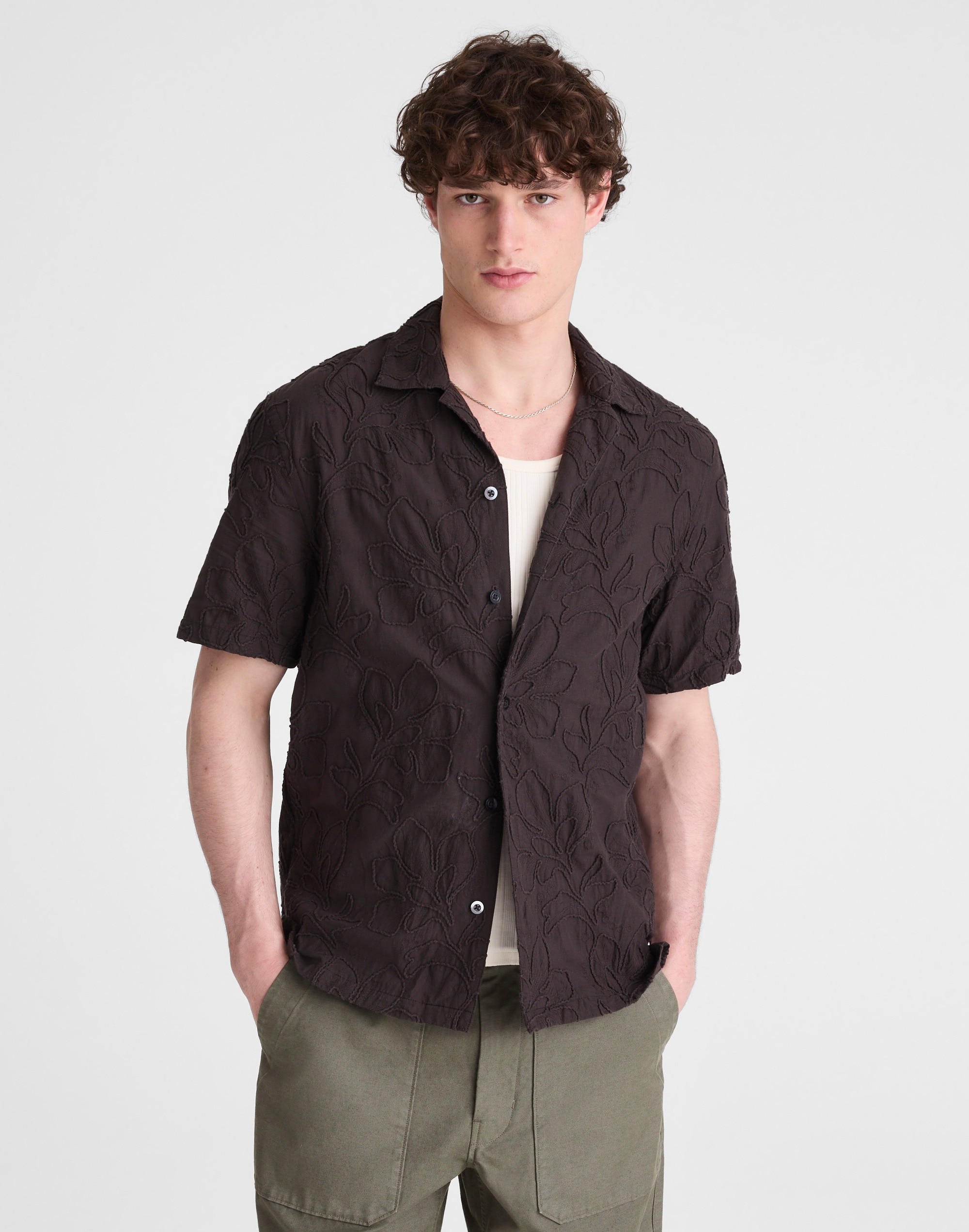 The Short-Sleeve Camp Shirt in Cotton