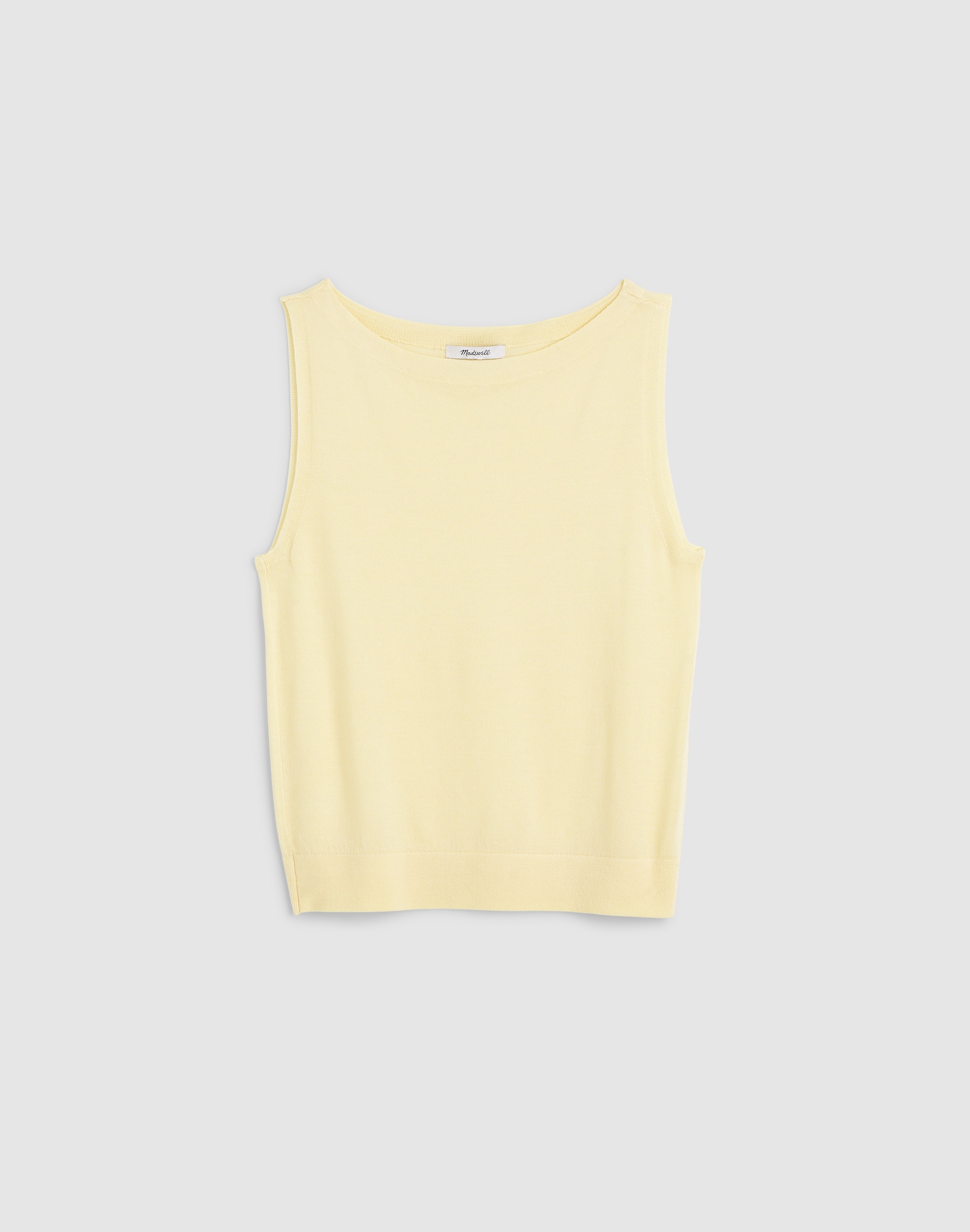 Boatneck Sleeveless Sweater