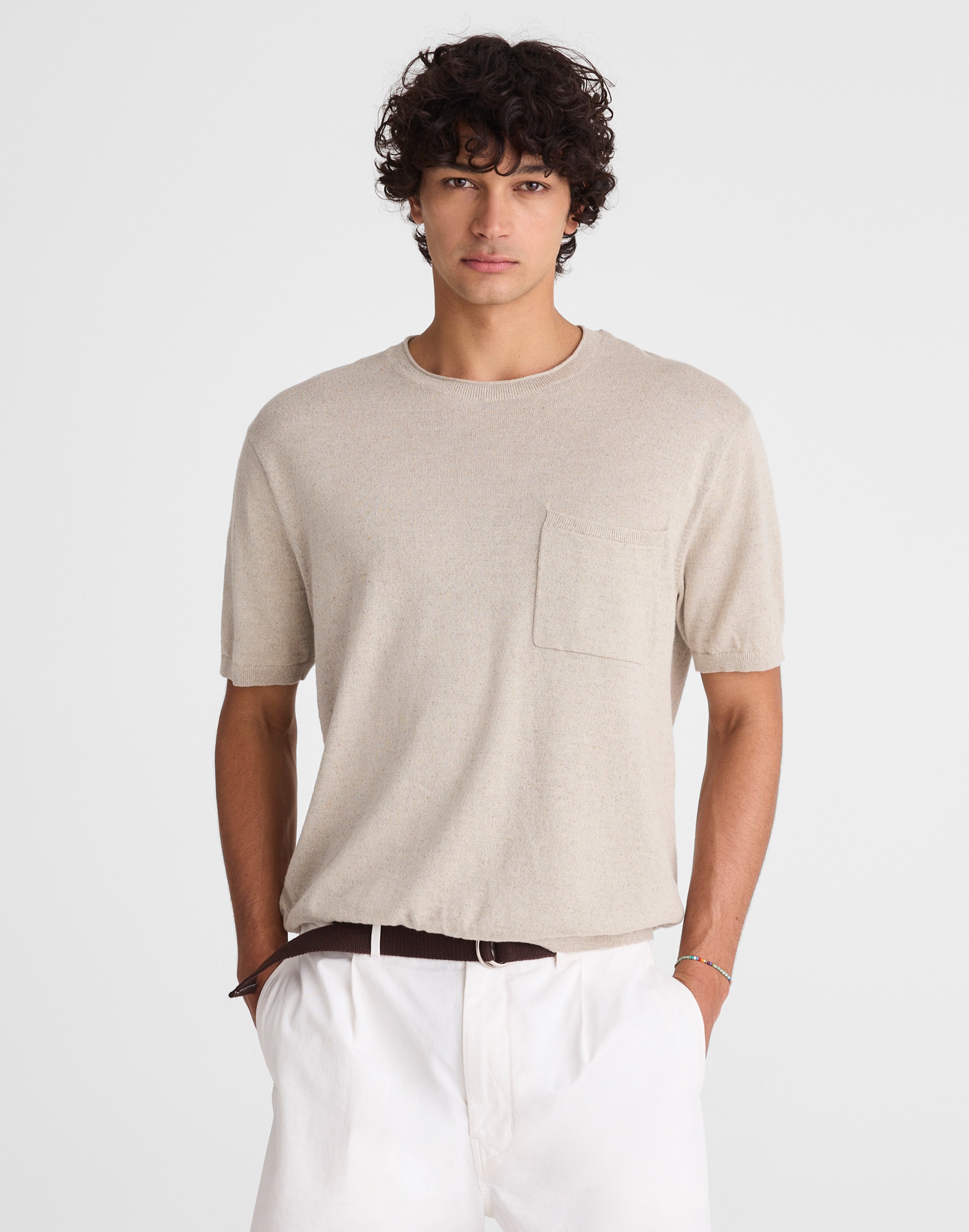 Rollneck Knit Tee