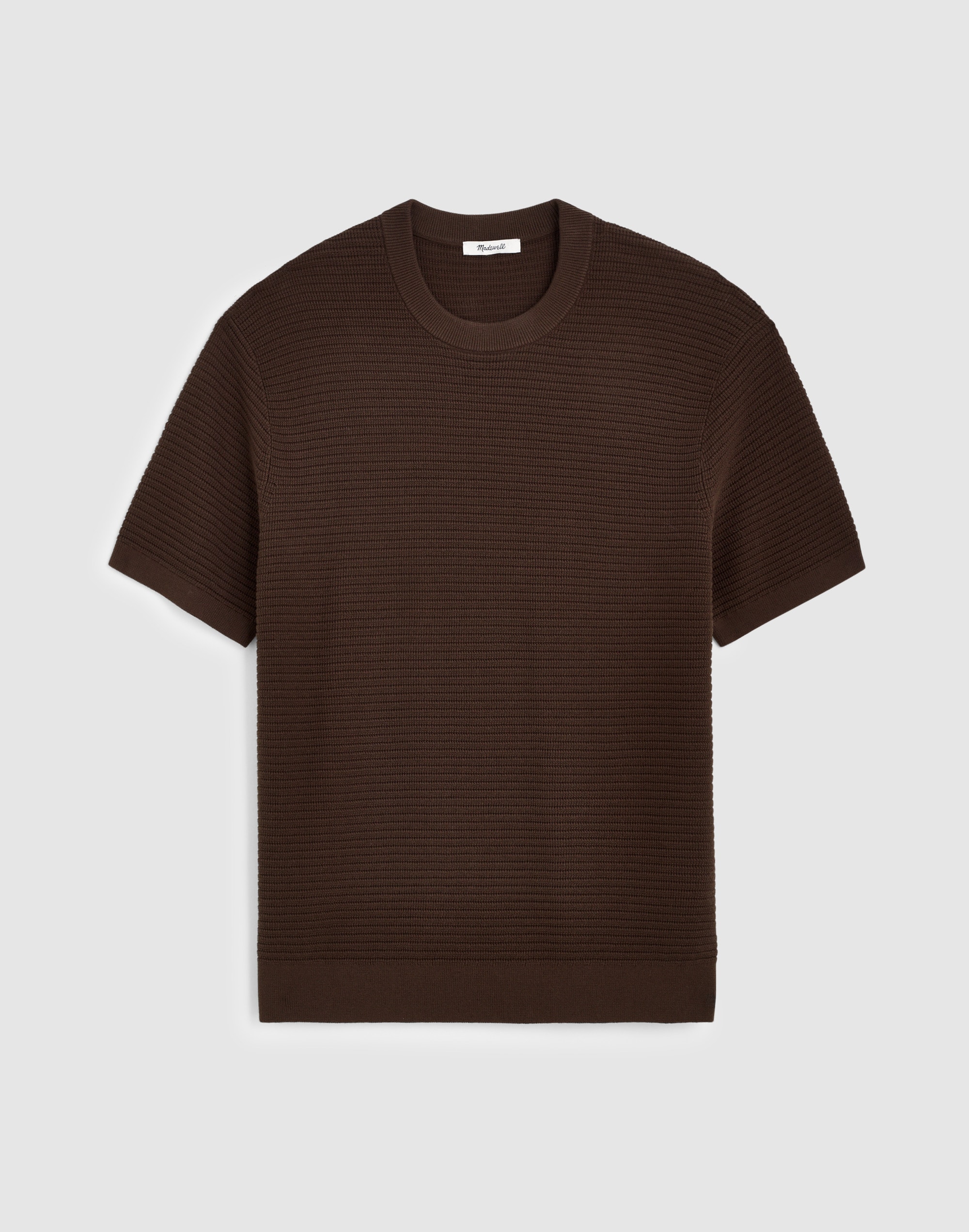 Textured-Stitch Sweater Tee