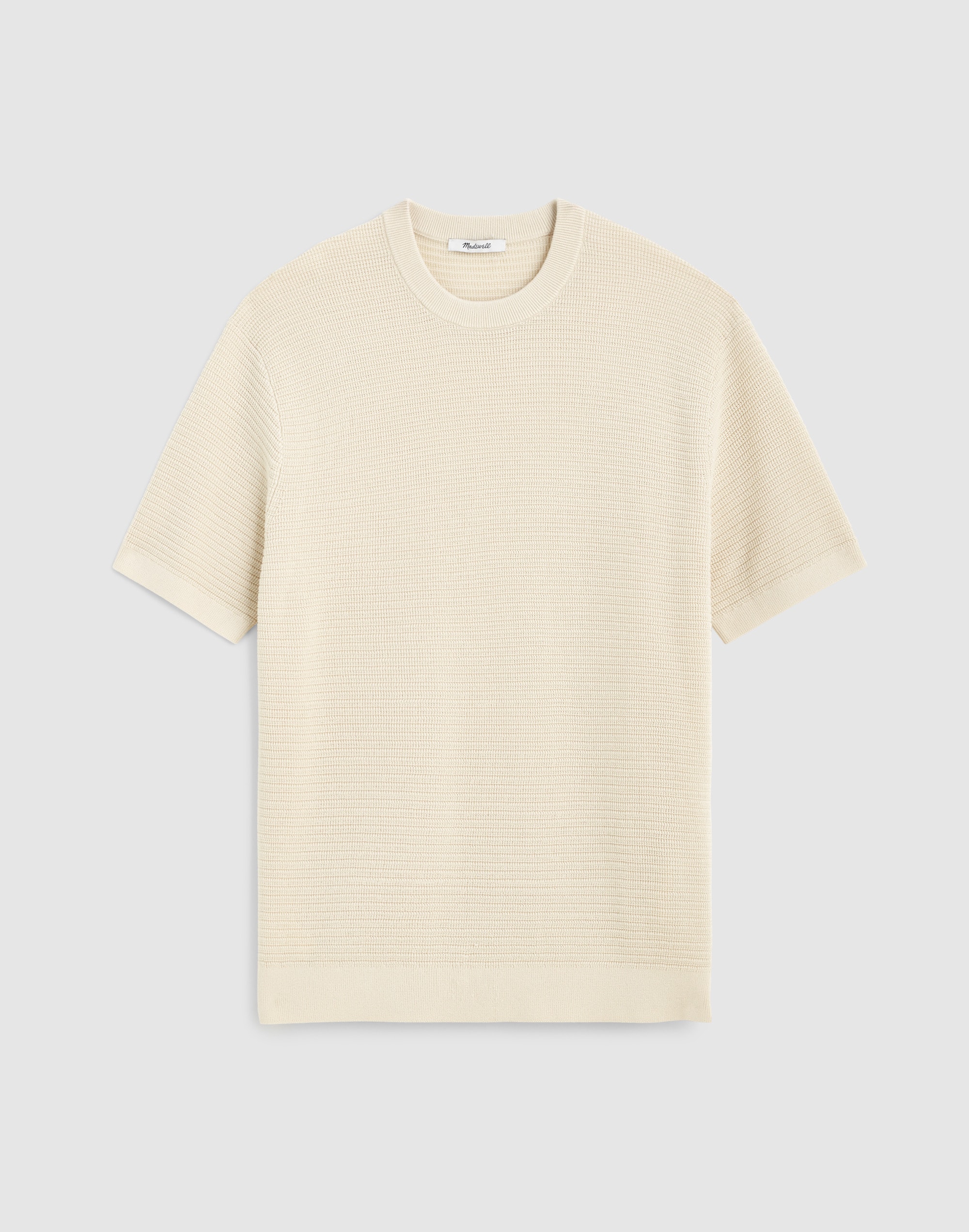 Textured-Stitch Sweater Tee