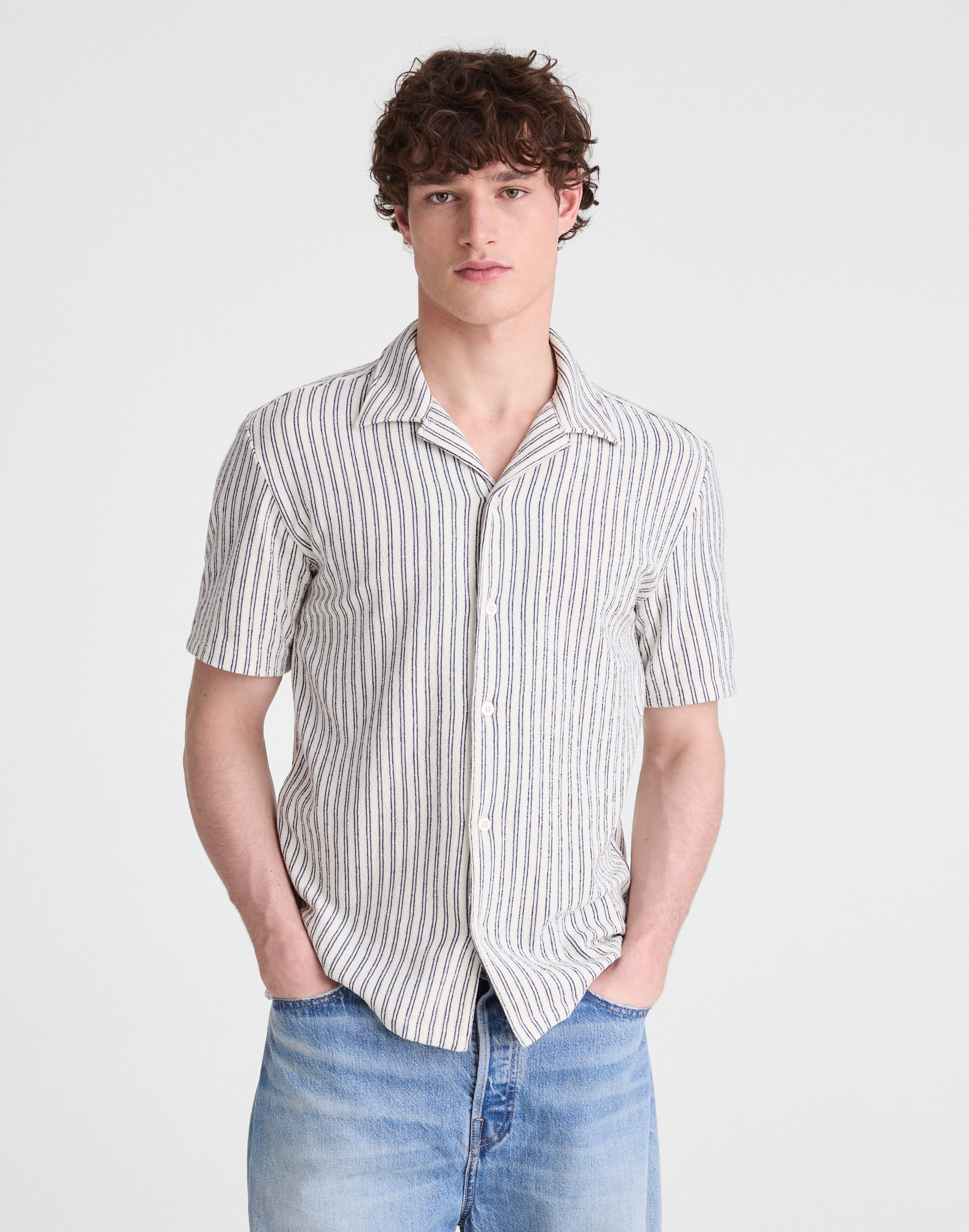 The Camp Shirt in Seaport Terry