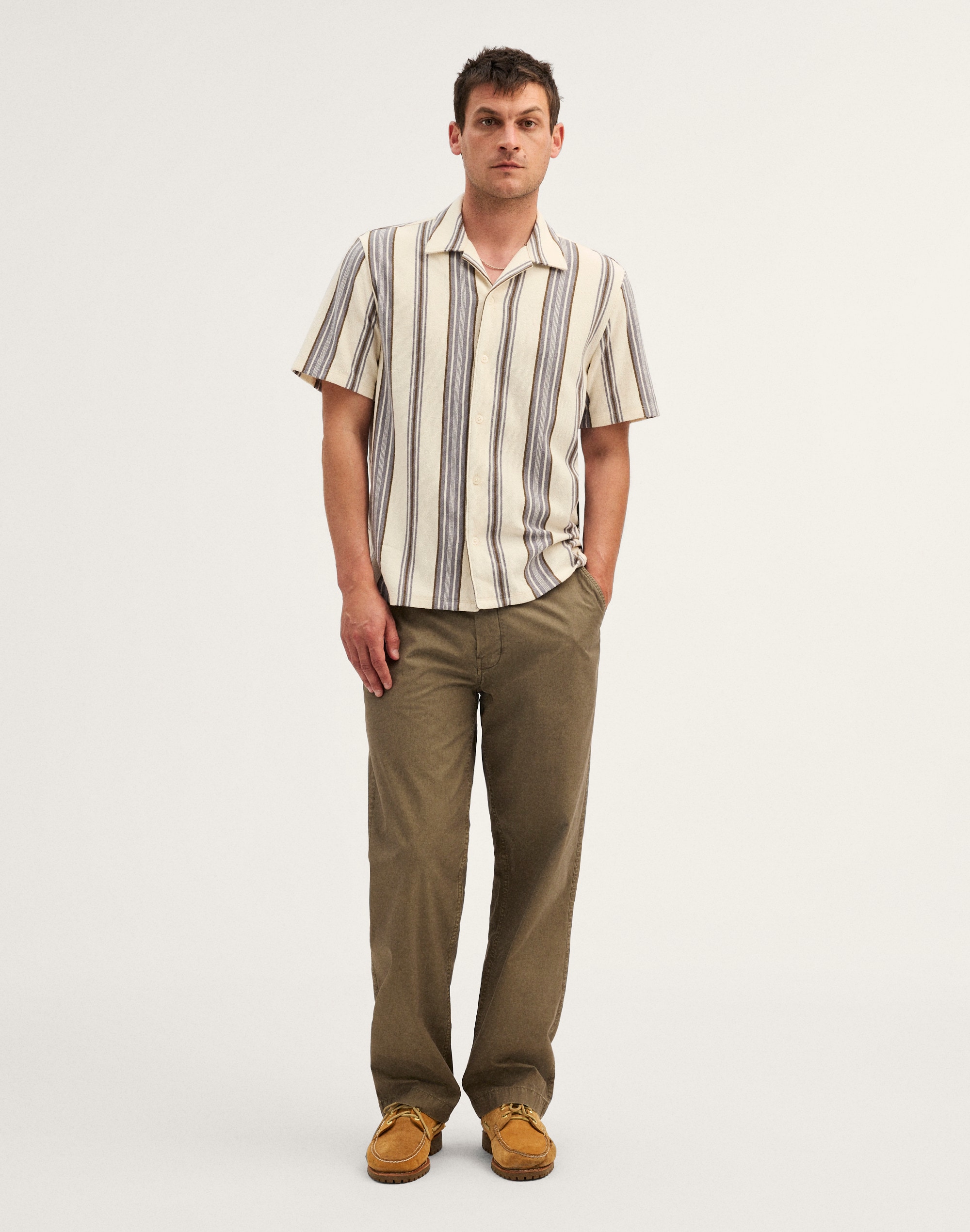 The Camp Shirt in Seaport Terry