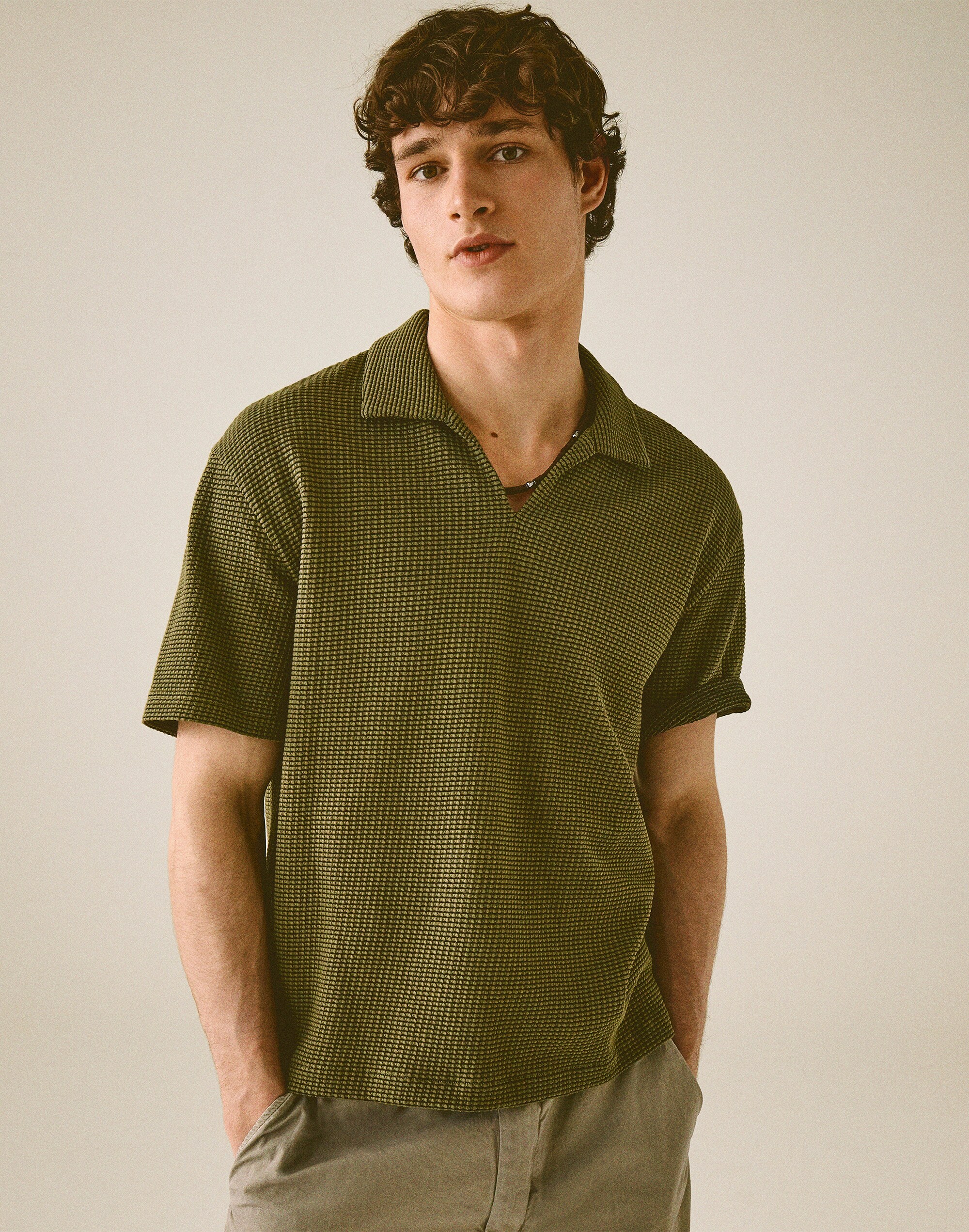 Skipper Polo in Jacquard