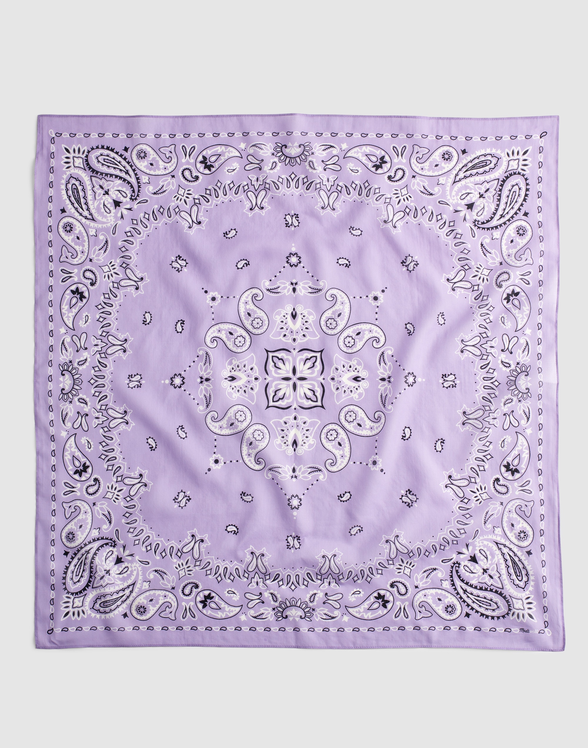 Madewell Medium Bandana In Purple