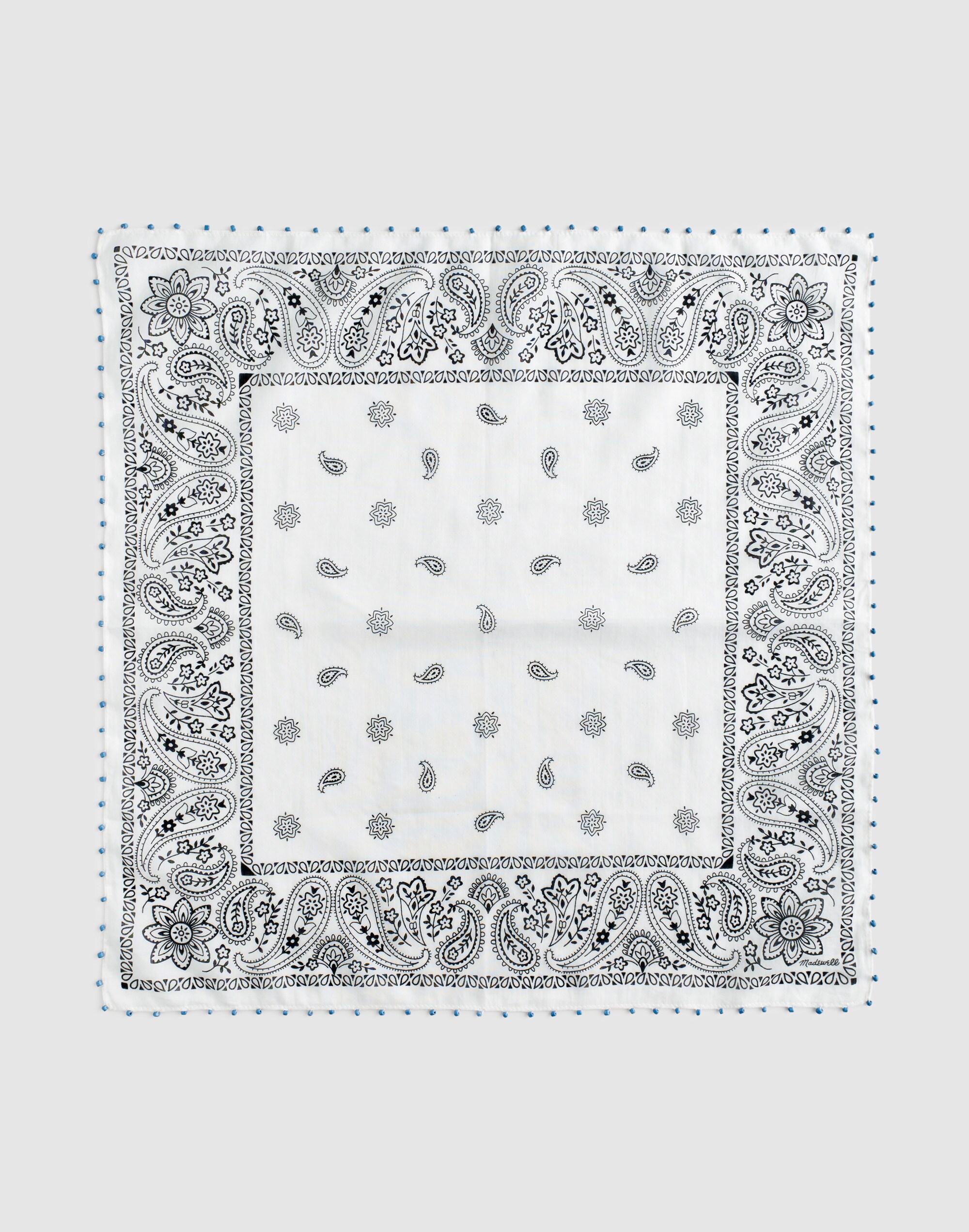 Beaded Bandana in Cotton Blend