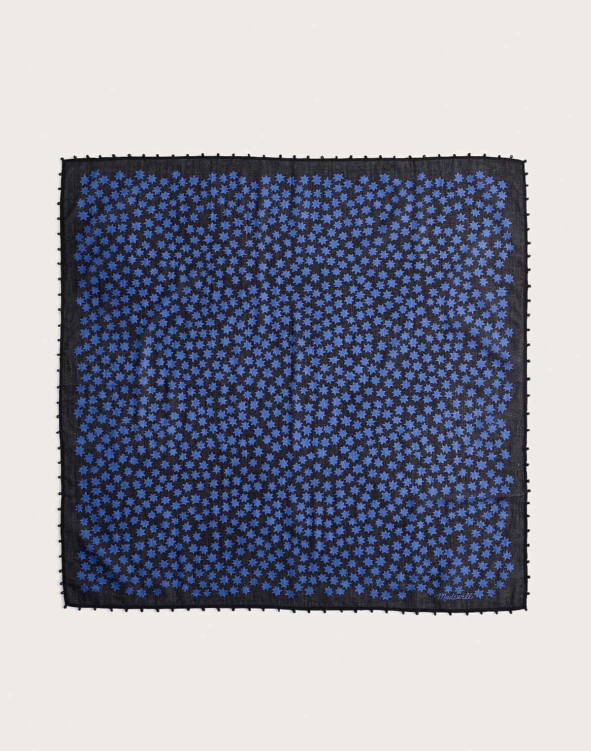Beaded Bandana in Cotton Blend