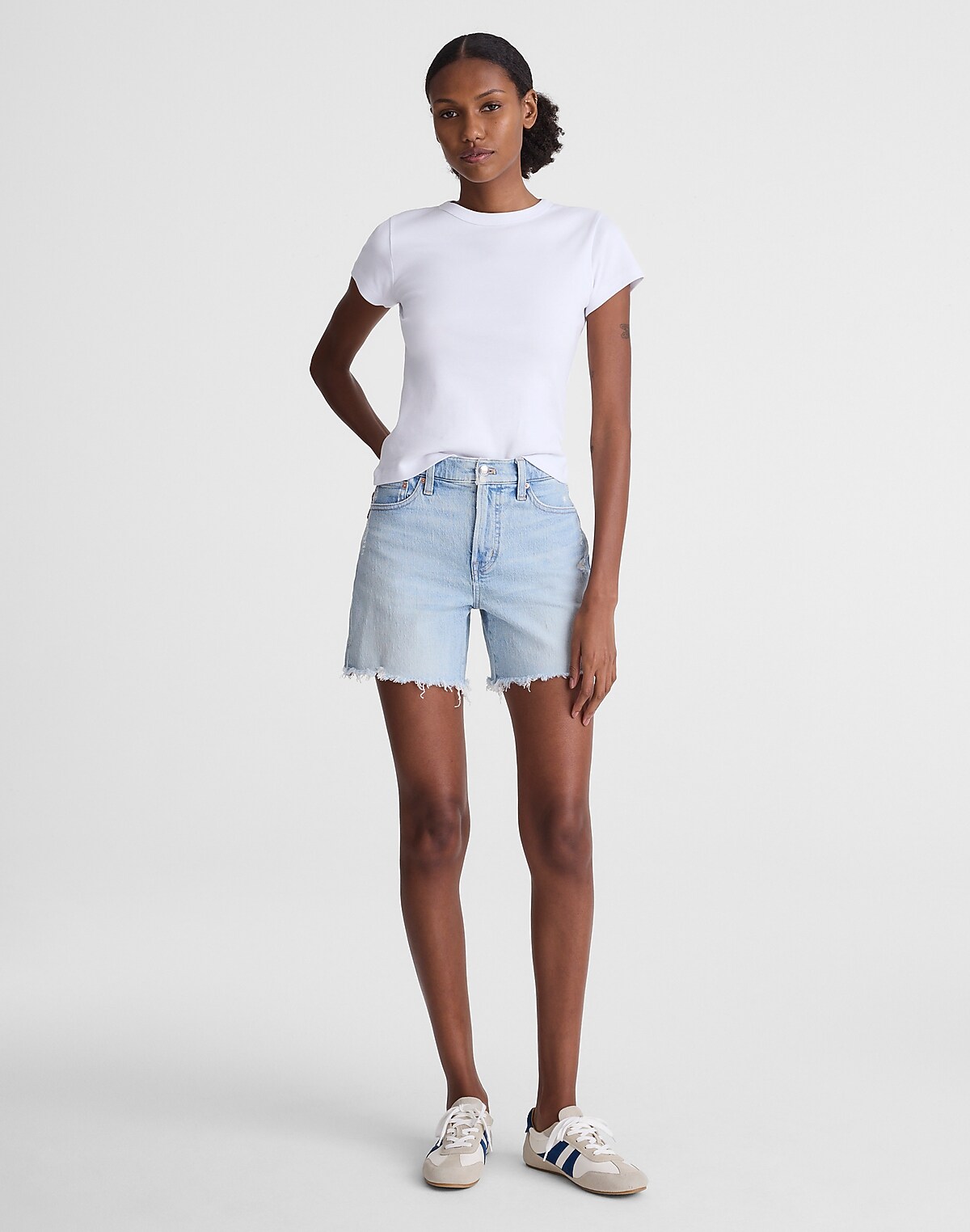 The Perfect Vintage Mid-Length Jean Short