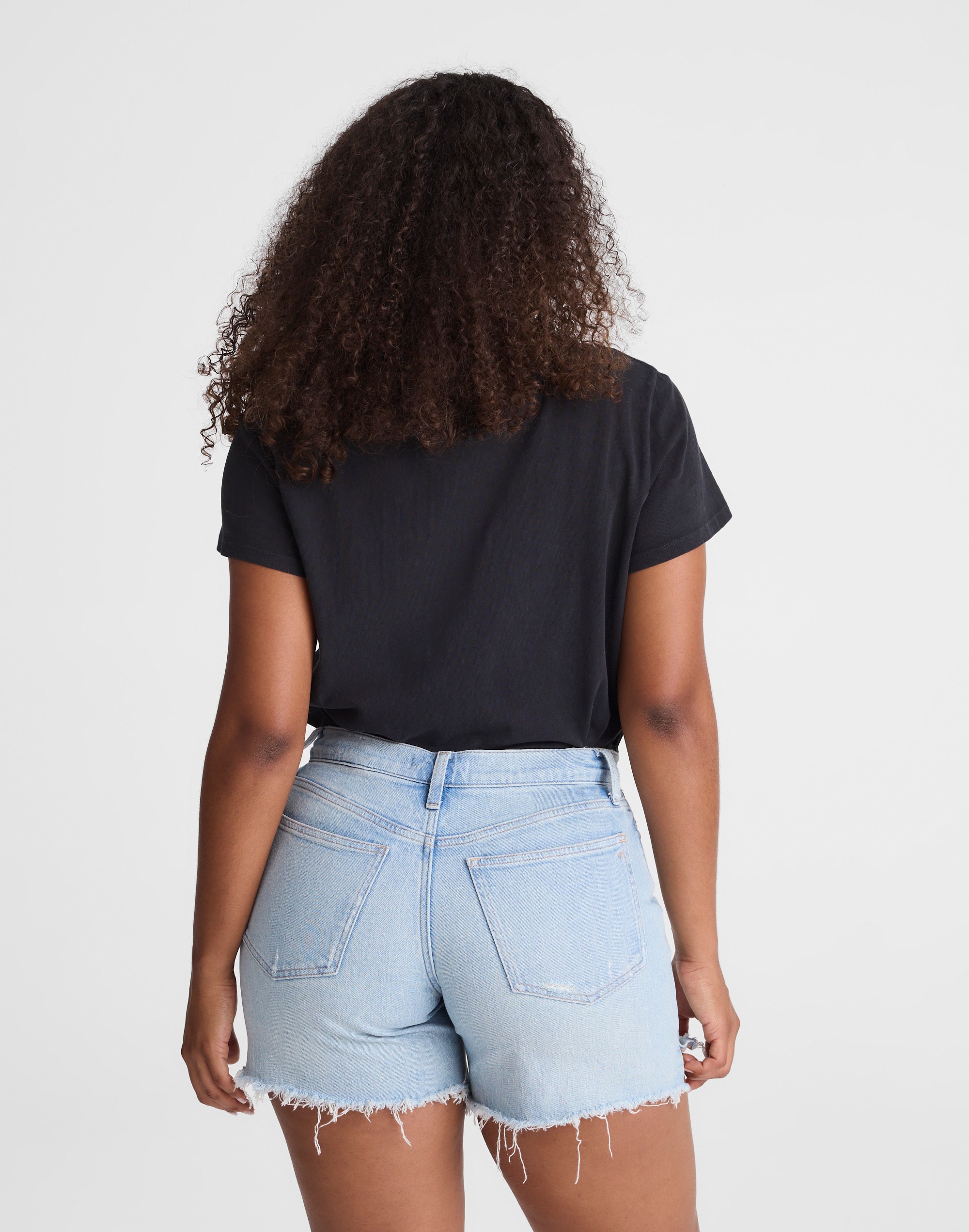 The Curvy Perfect Vintage Mid-Length Jean Short