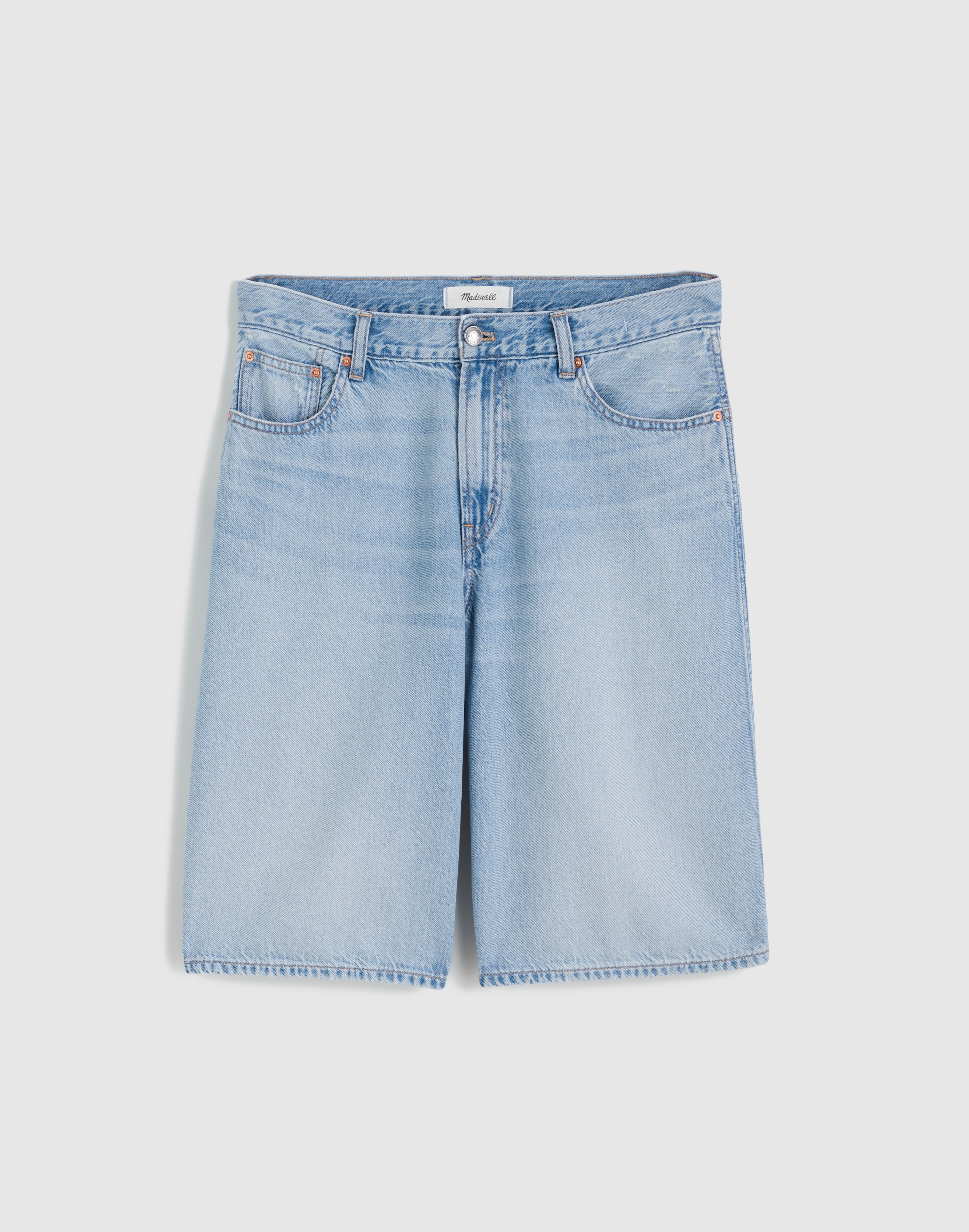 The V-Waist Bermuda Short in Airy Denim
