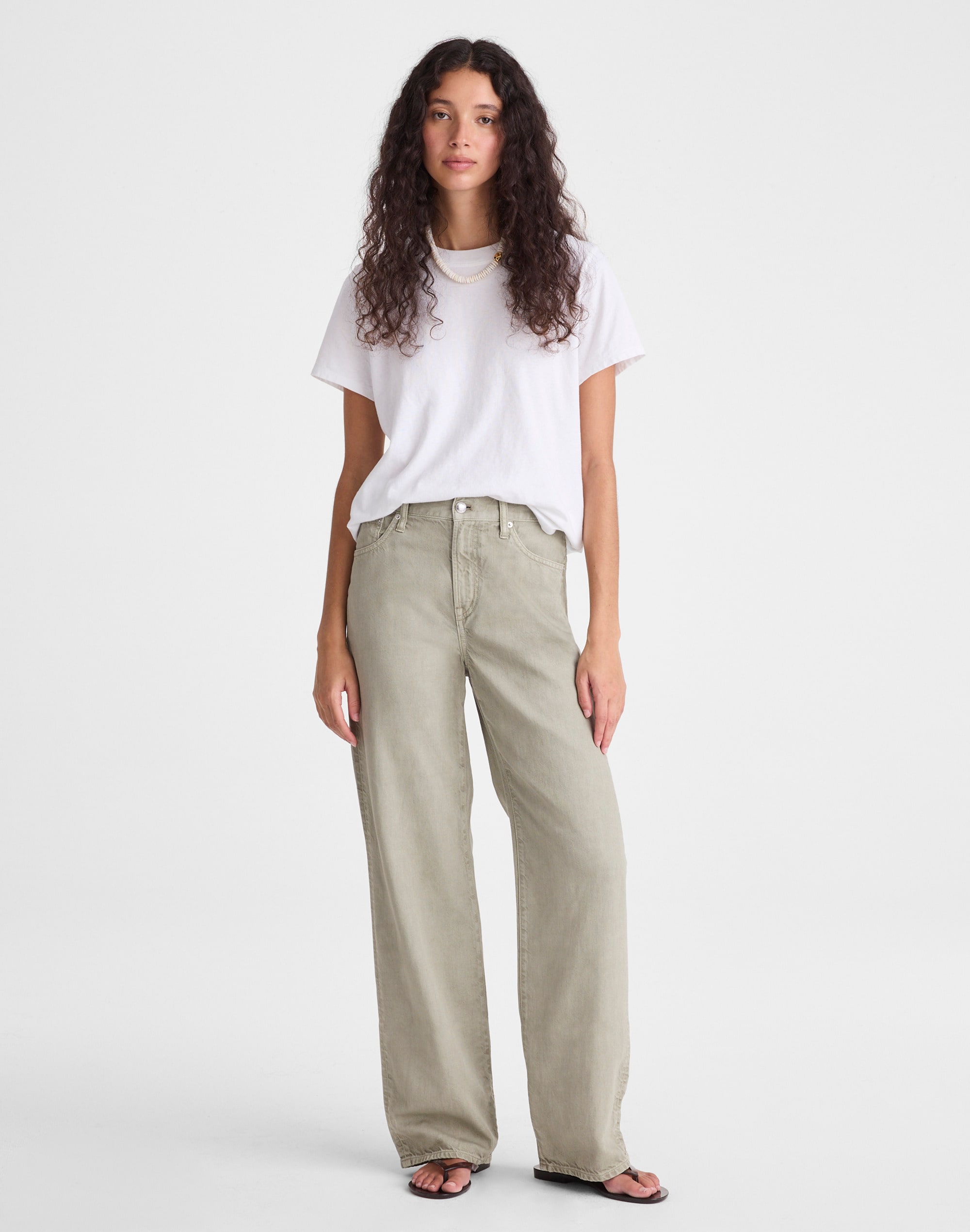 The Perfect Vintage Wide-Leg Jean in Airy Denim