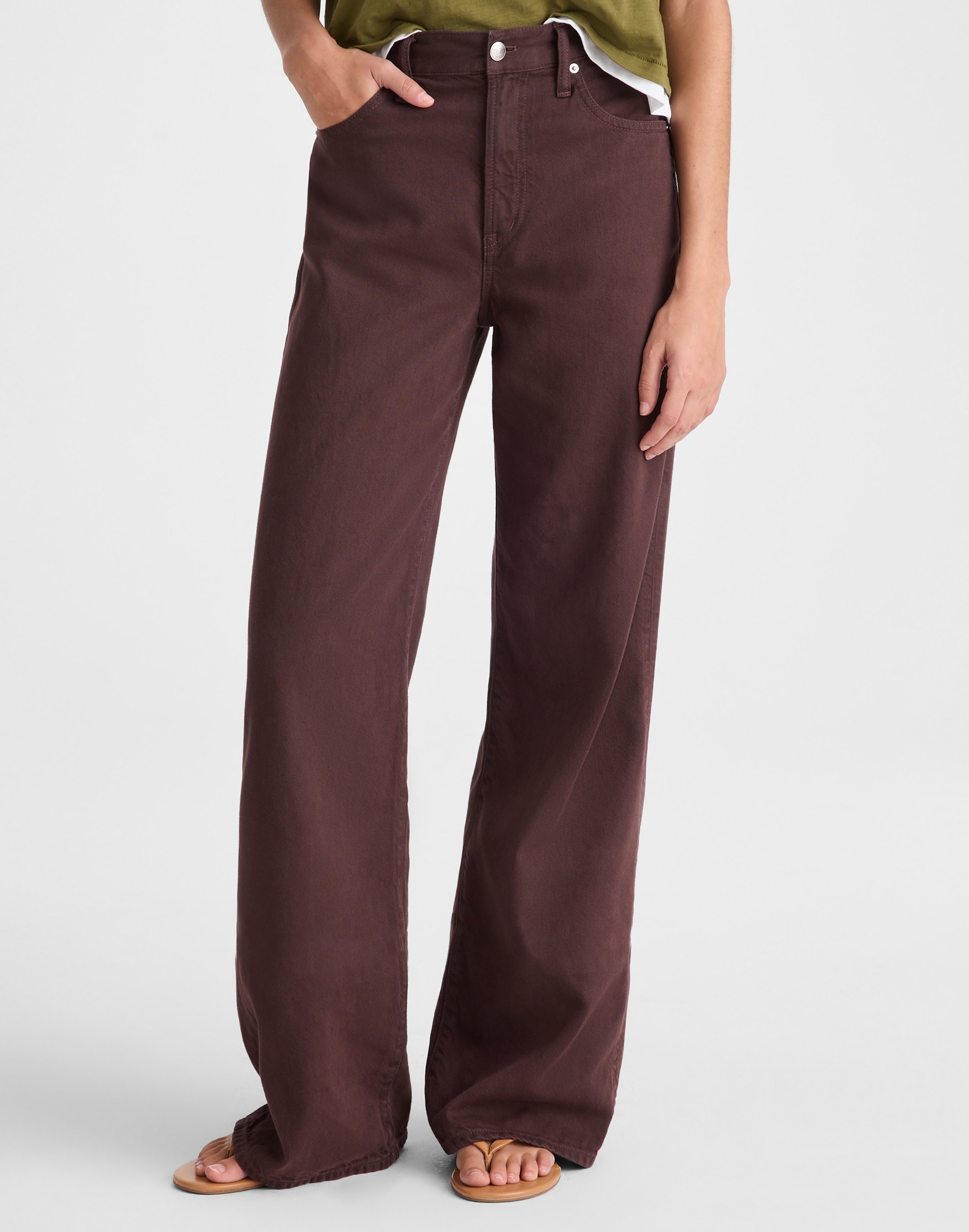 The Ultimate Wide-Leg Jean in Airy Denim