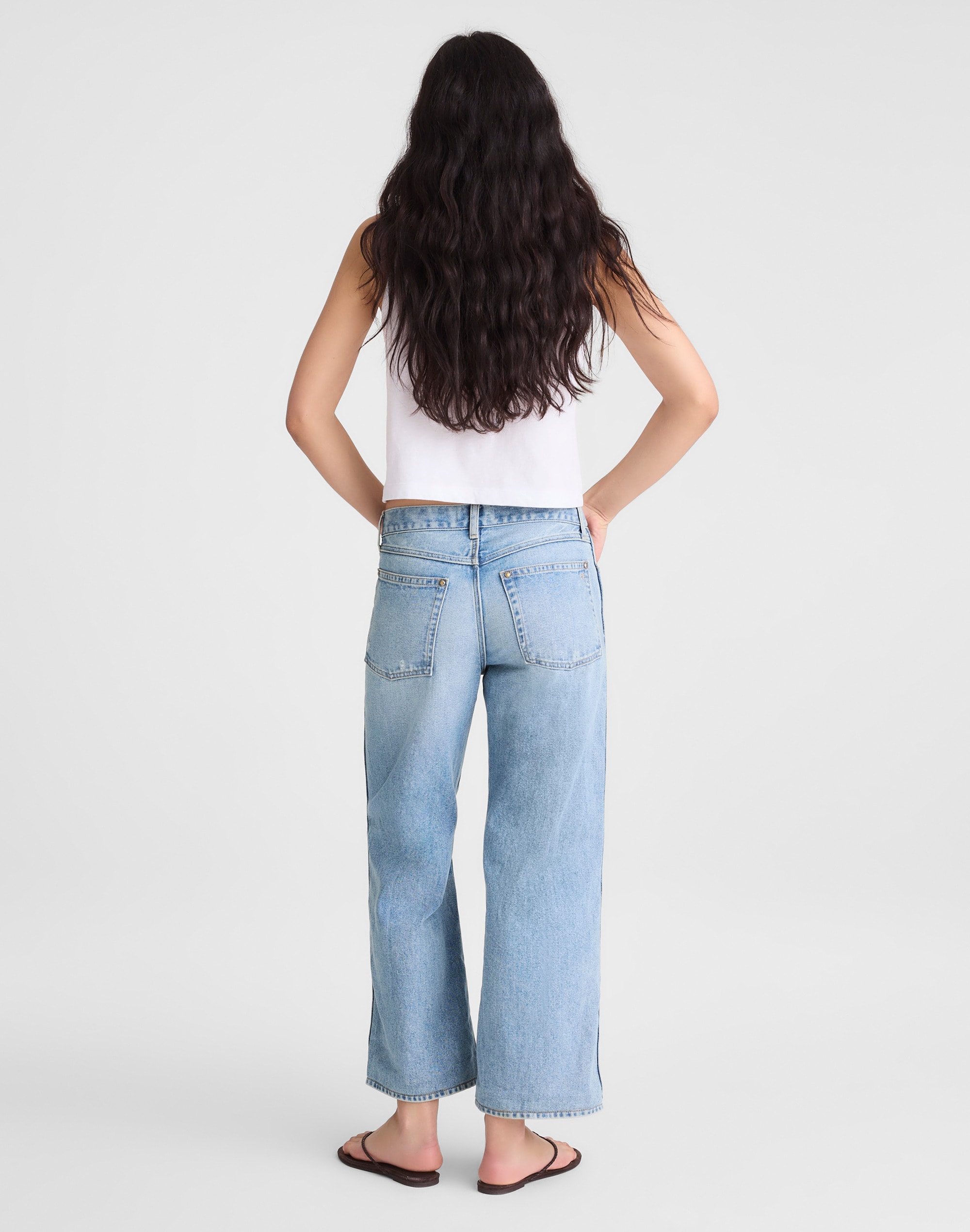 Tall Low-Slung Baggy Crop Jean