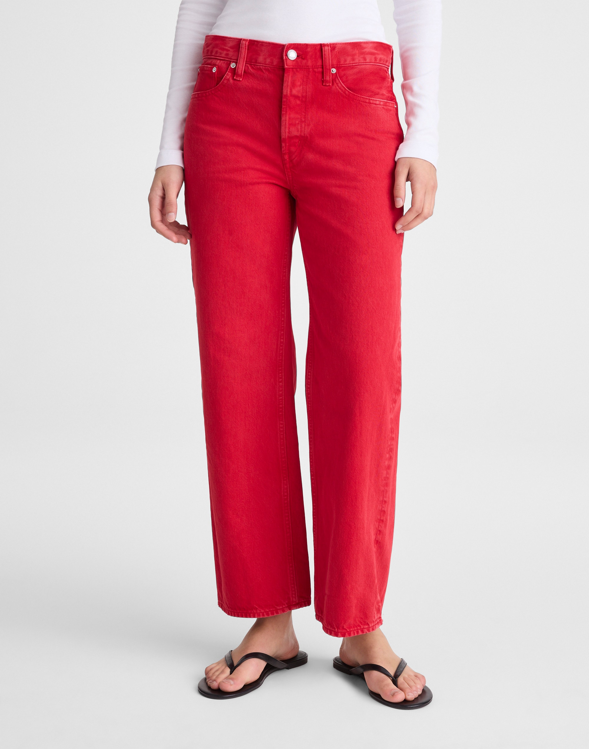 Low-Slung Baggy Crop Jean