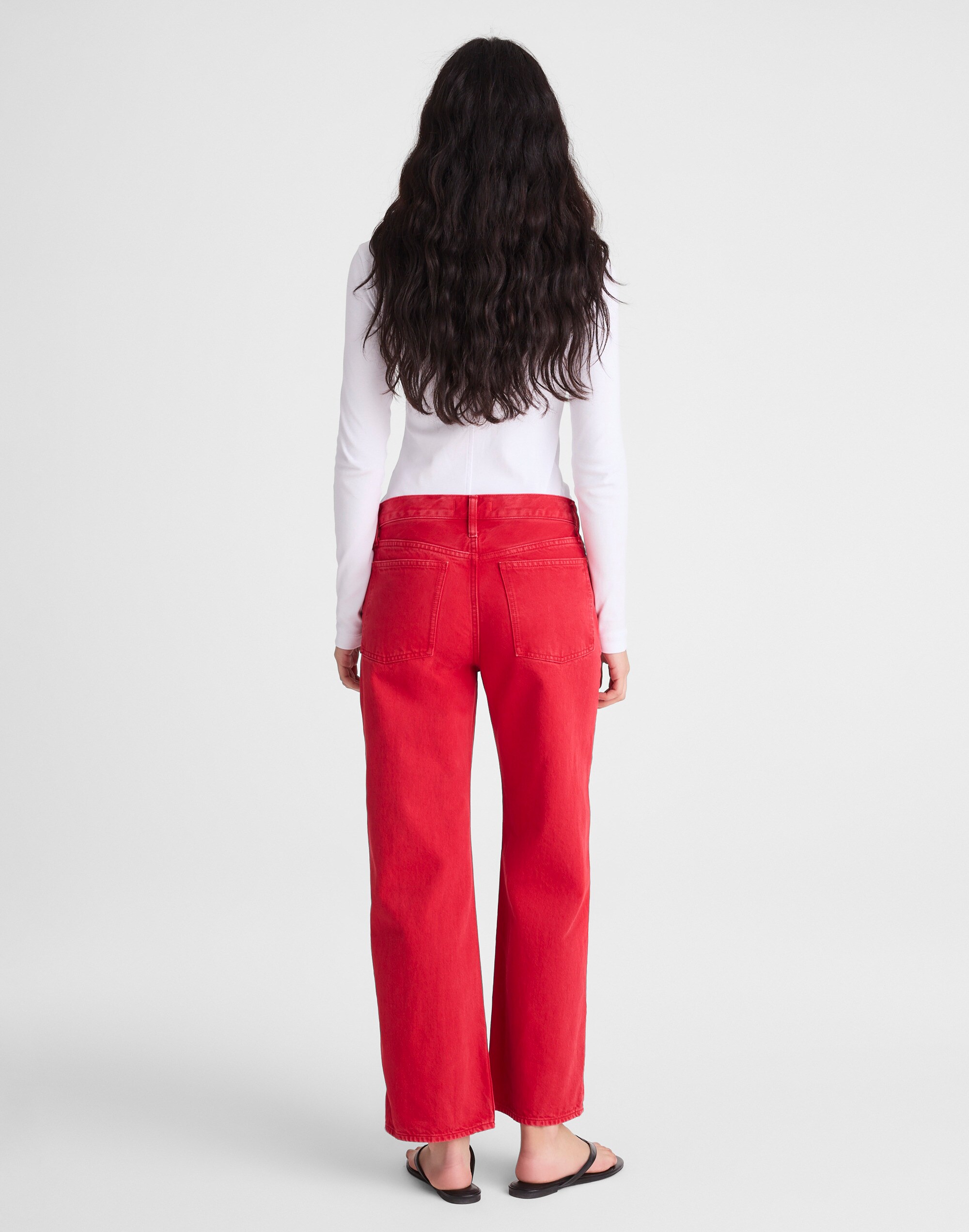 Low-Slung Baggy Crop Jean