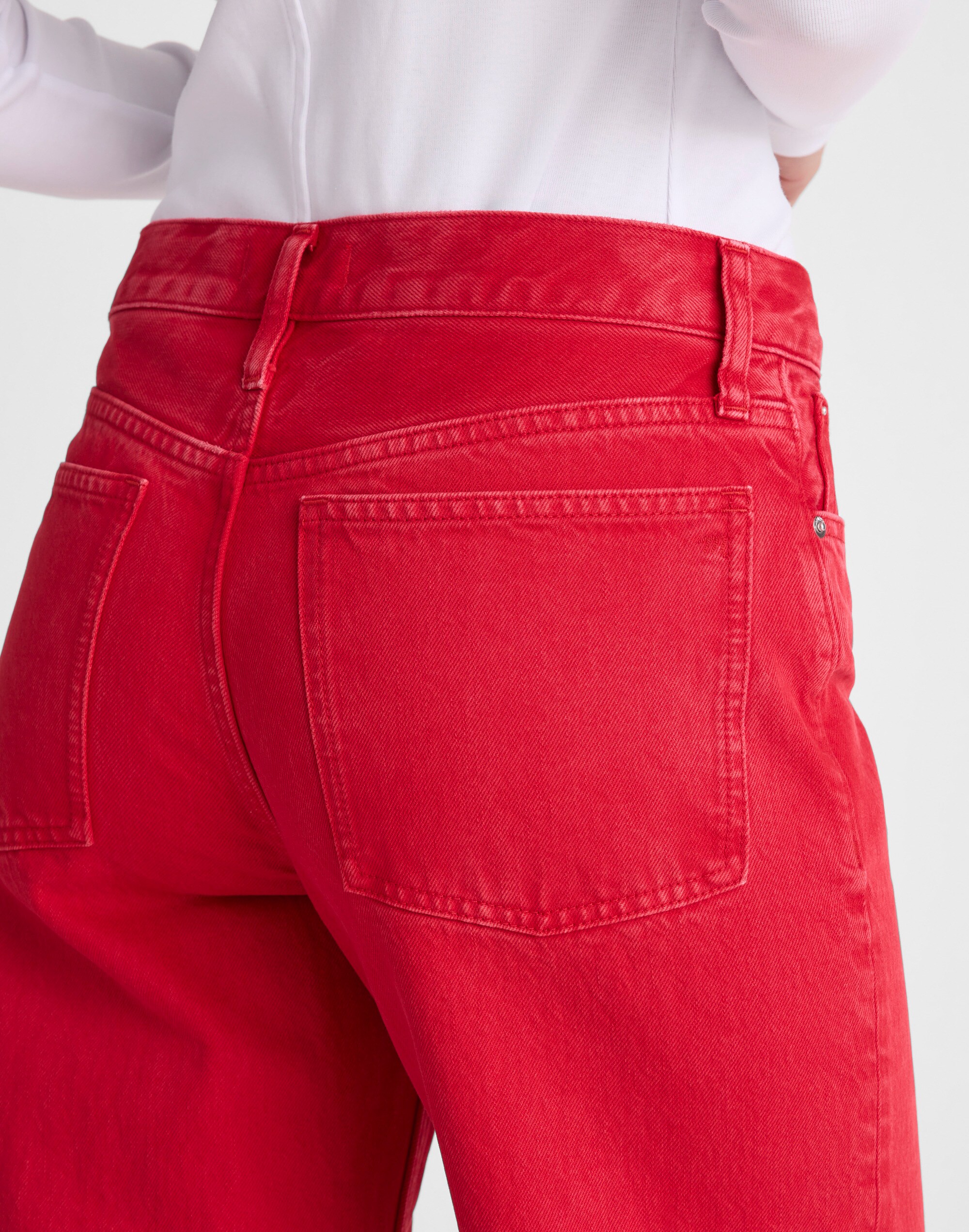 Low-Slung Baggy Crop Jean