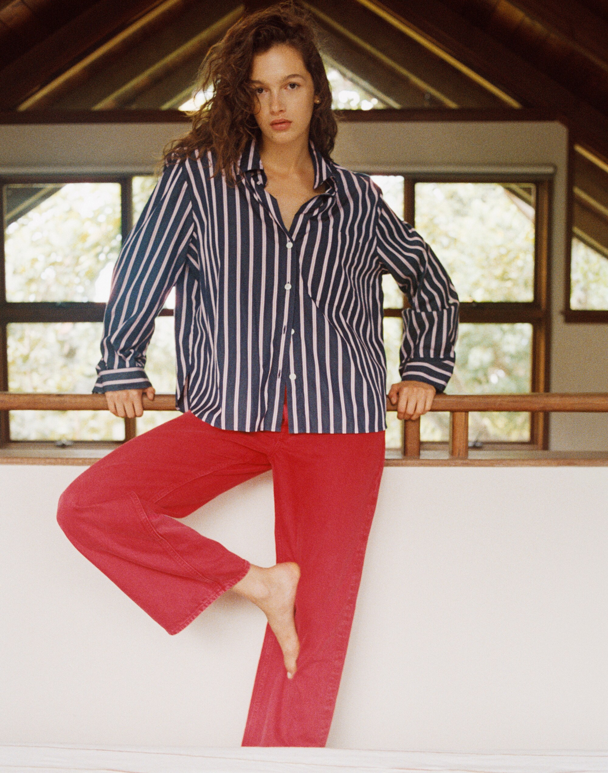 Low-Slung Baggy Crop Jean
