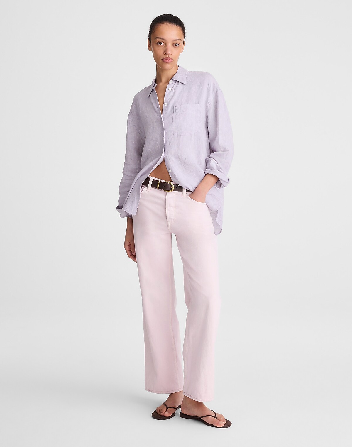 Low-Slung Baggy Crop Jean