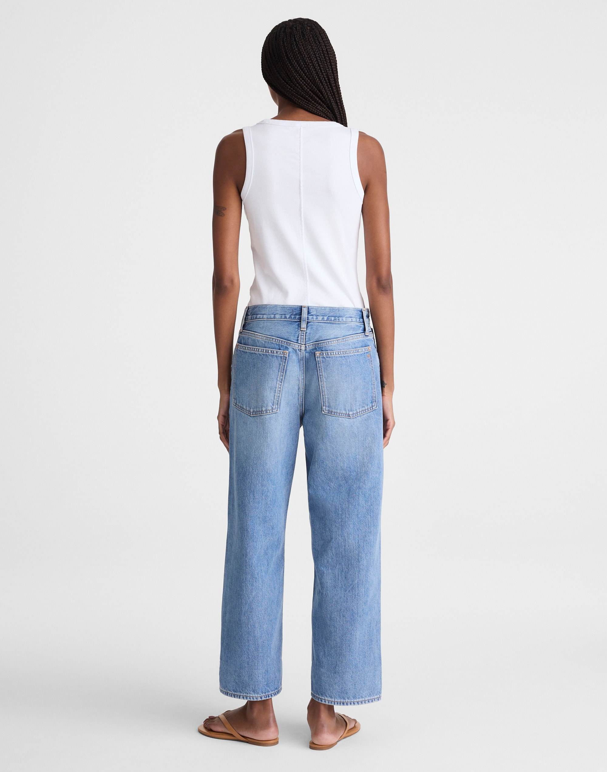 Low-Slung Baggy Crop Jean