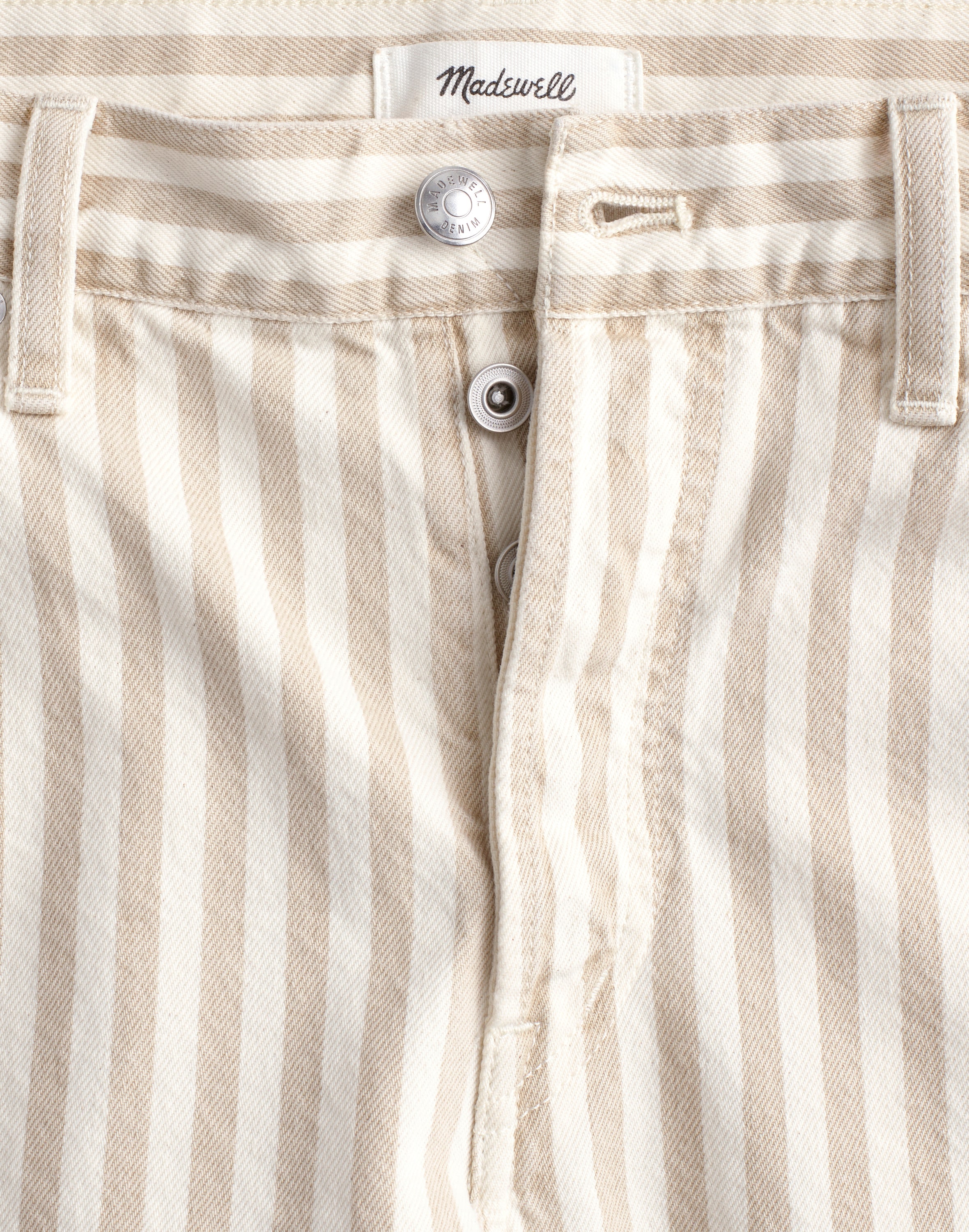Pieced Barrel-Leg Jeans