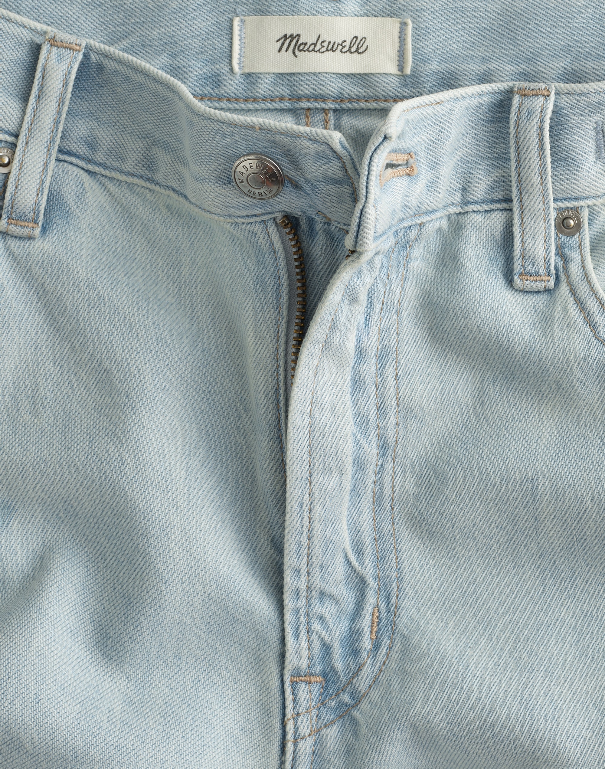 The Tall Darted Barrel-Leg Jean in Airy Denim