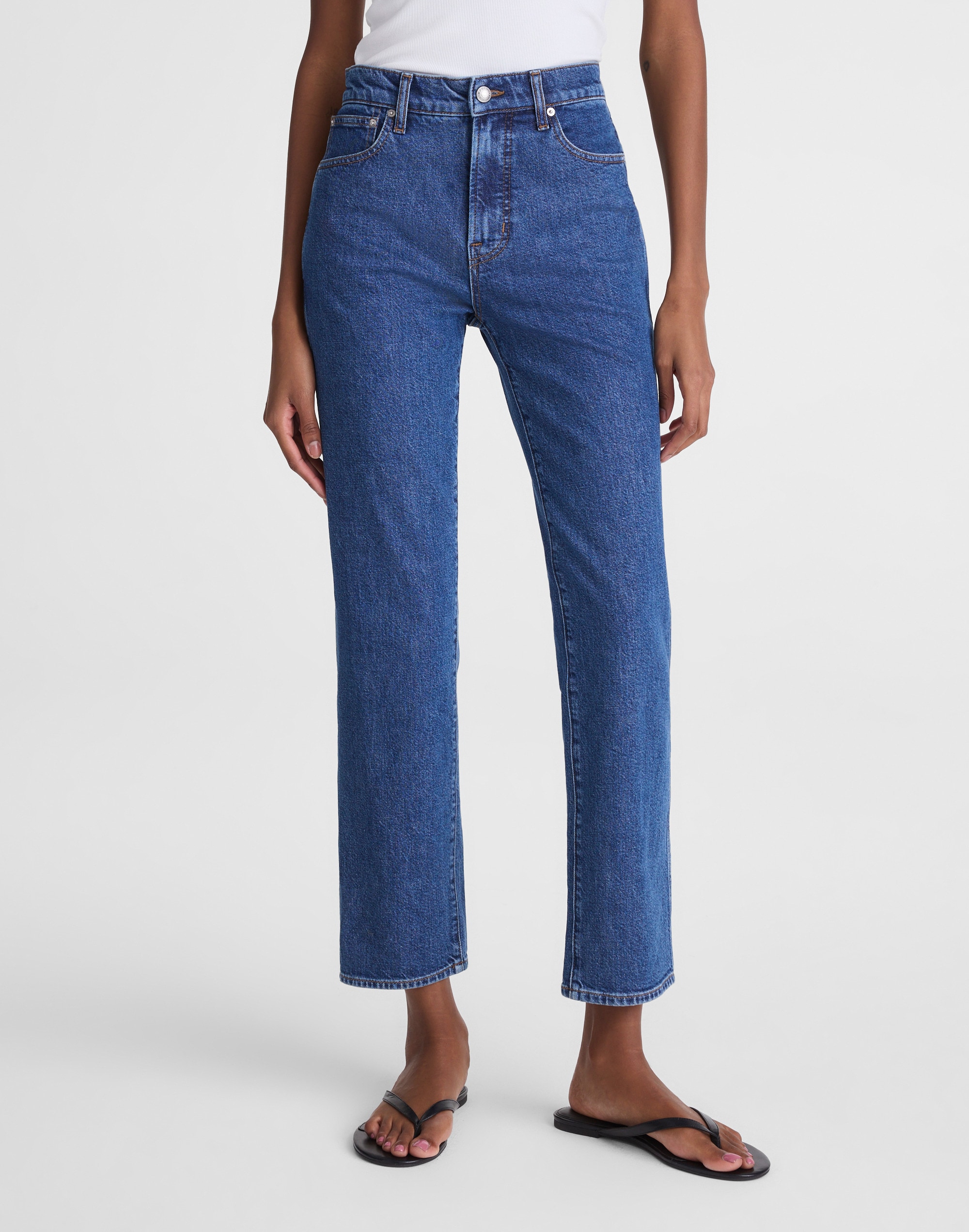 The Longline Straight Crop Jean