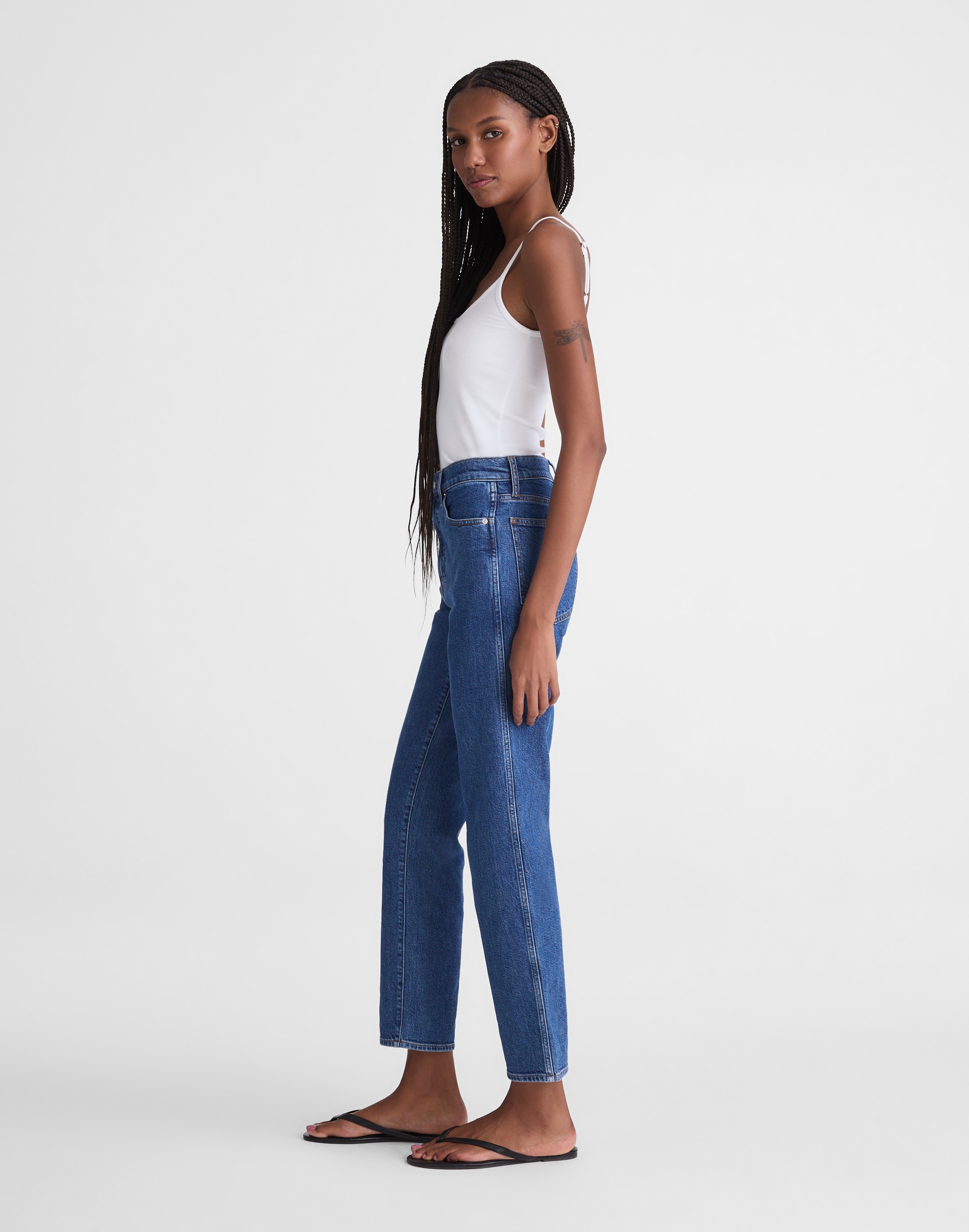 The Longline Straight Crop Jean