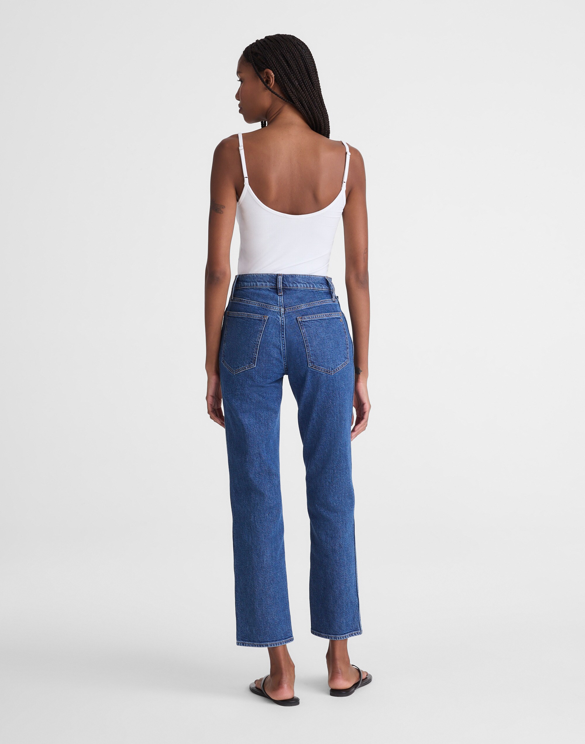 The Longline Straight Crop Jean