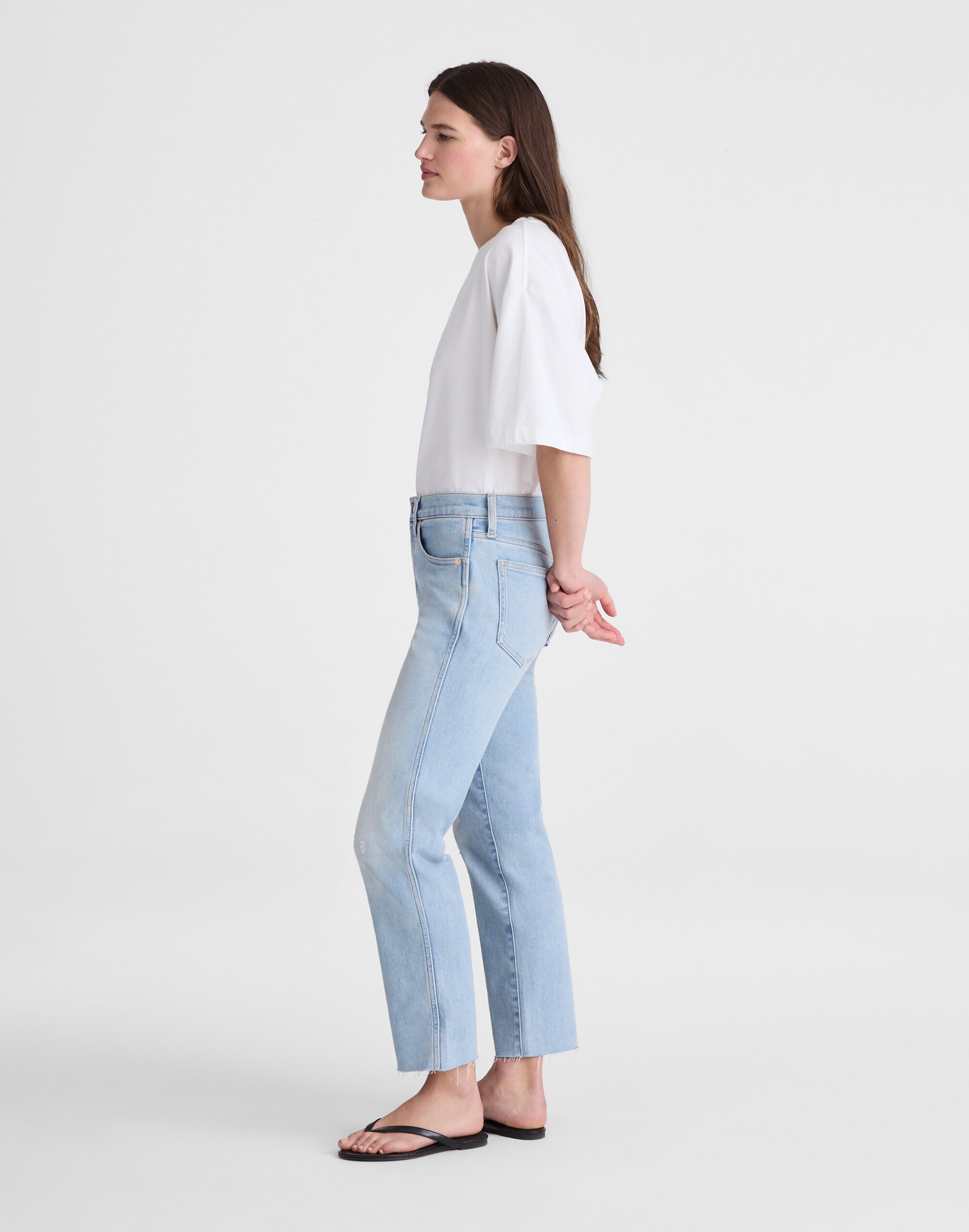 The Longline Straight Crop Jean