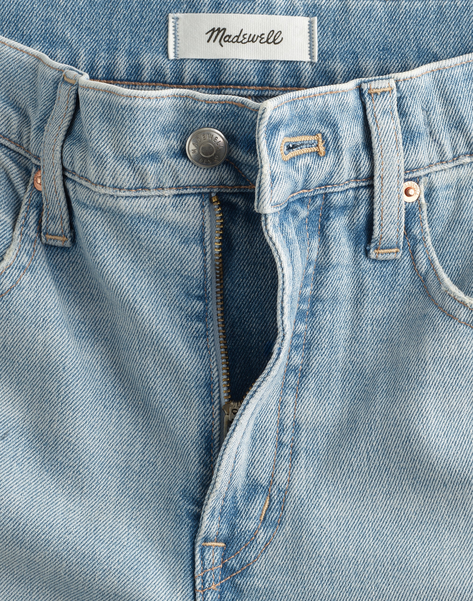 The Tall Longline Straight Crop Jean in Foster Wash