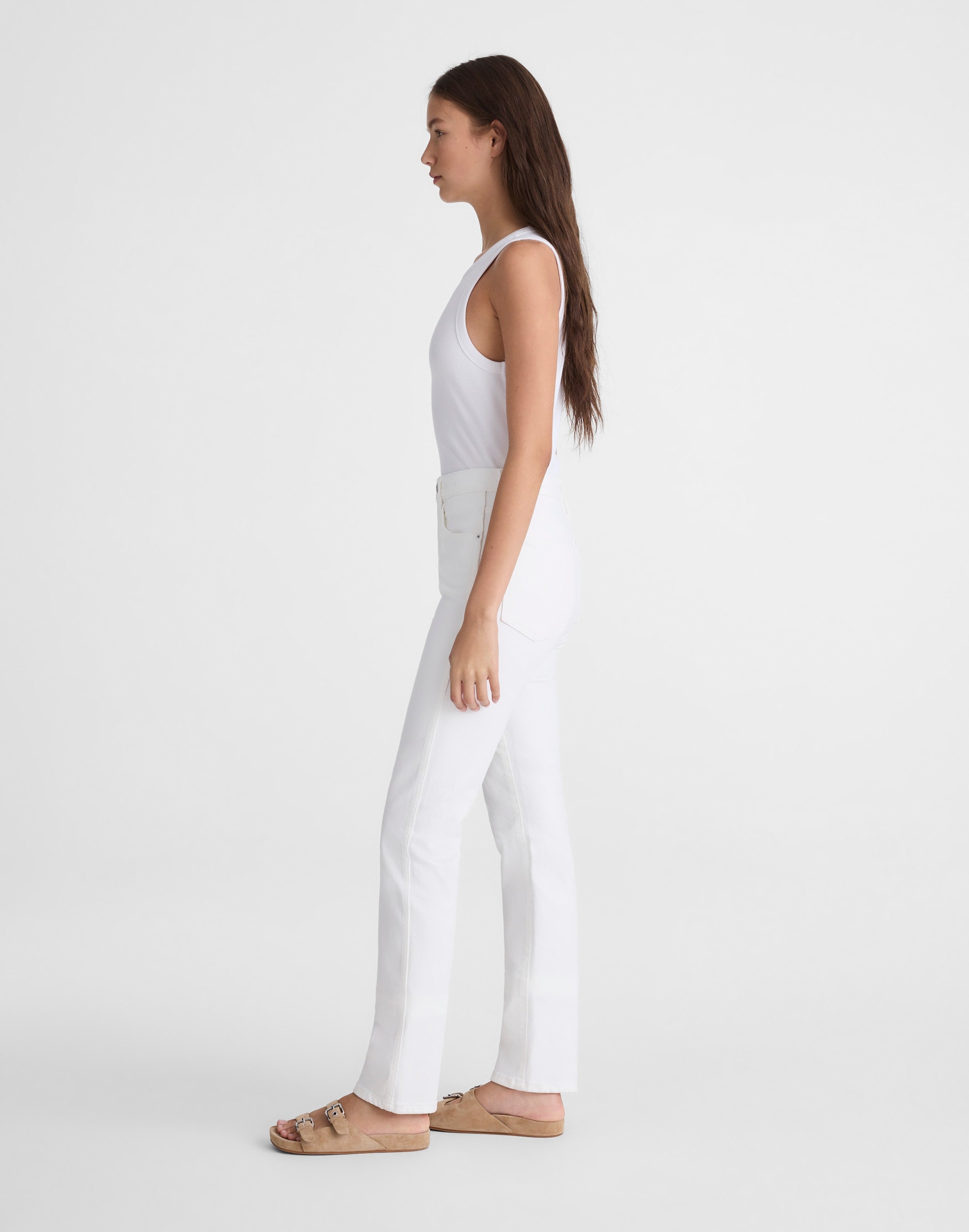 The Pencil Jean in Super Stretch Denim