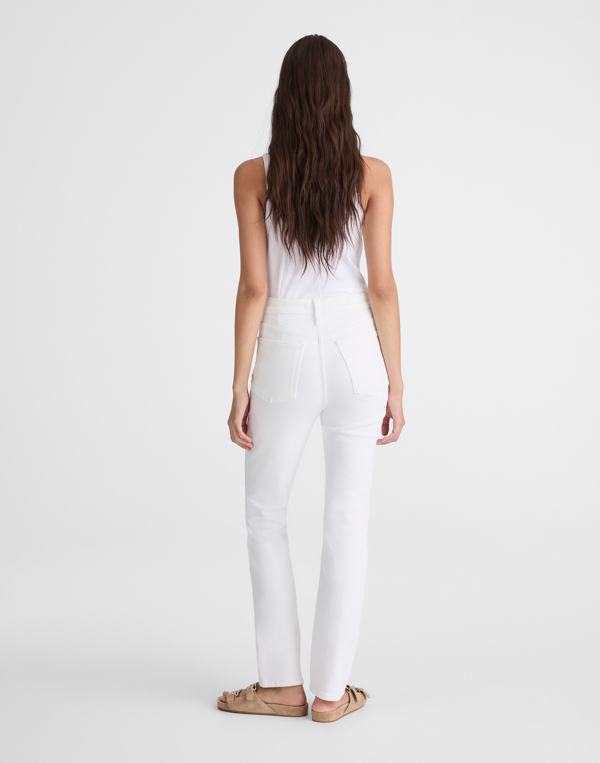 The Pencil Jean in Super Stretch Denim