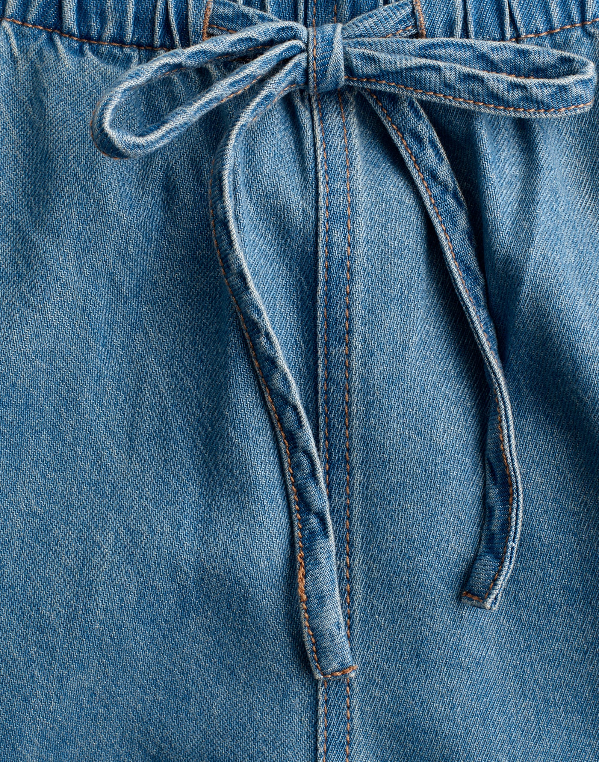 Pull-On Pants in Airy Denim