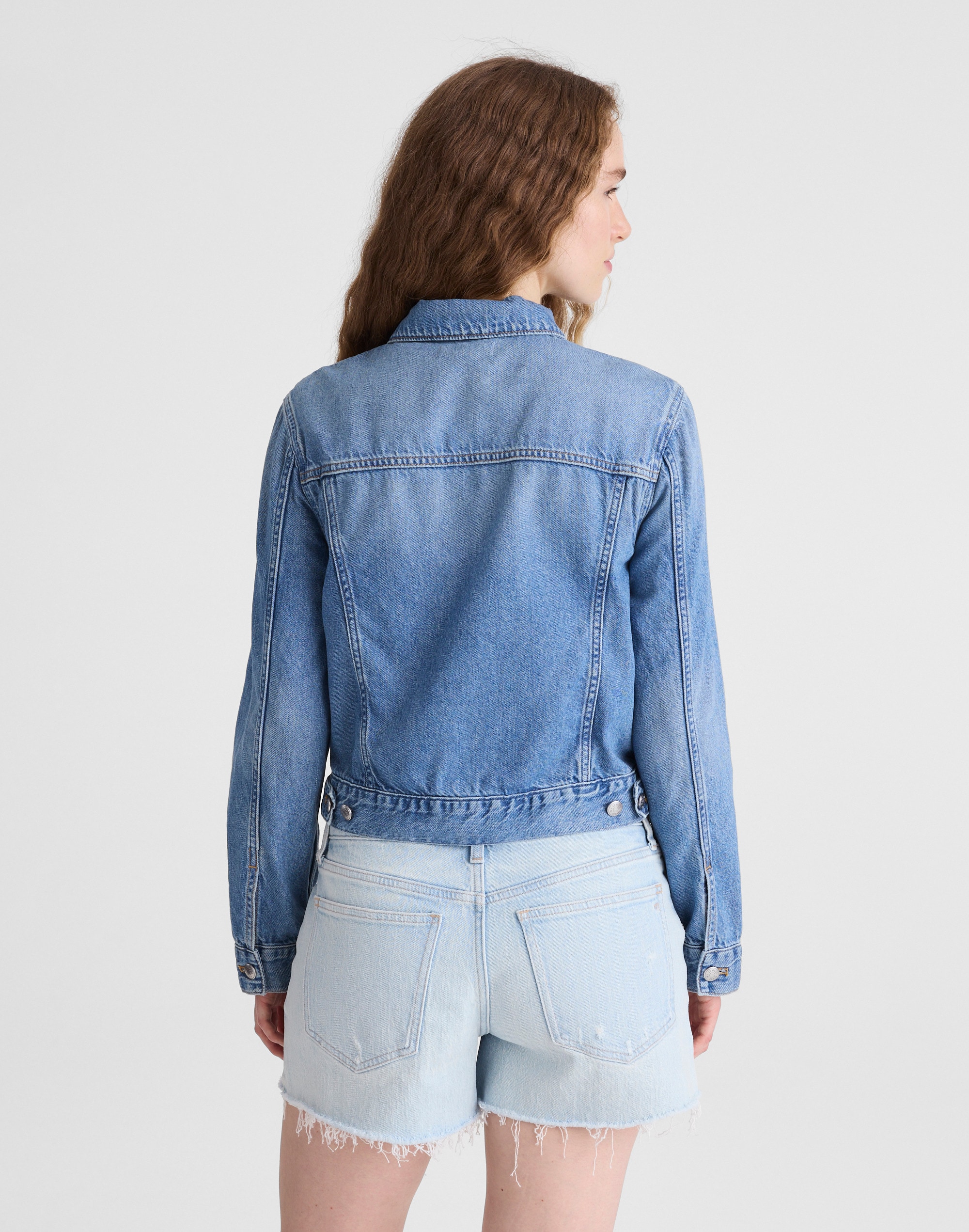 Denim Shrunken Trucker Jacket