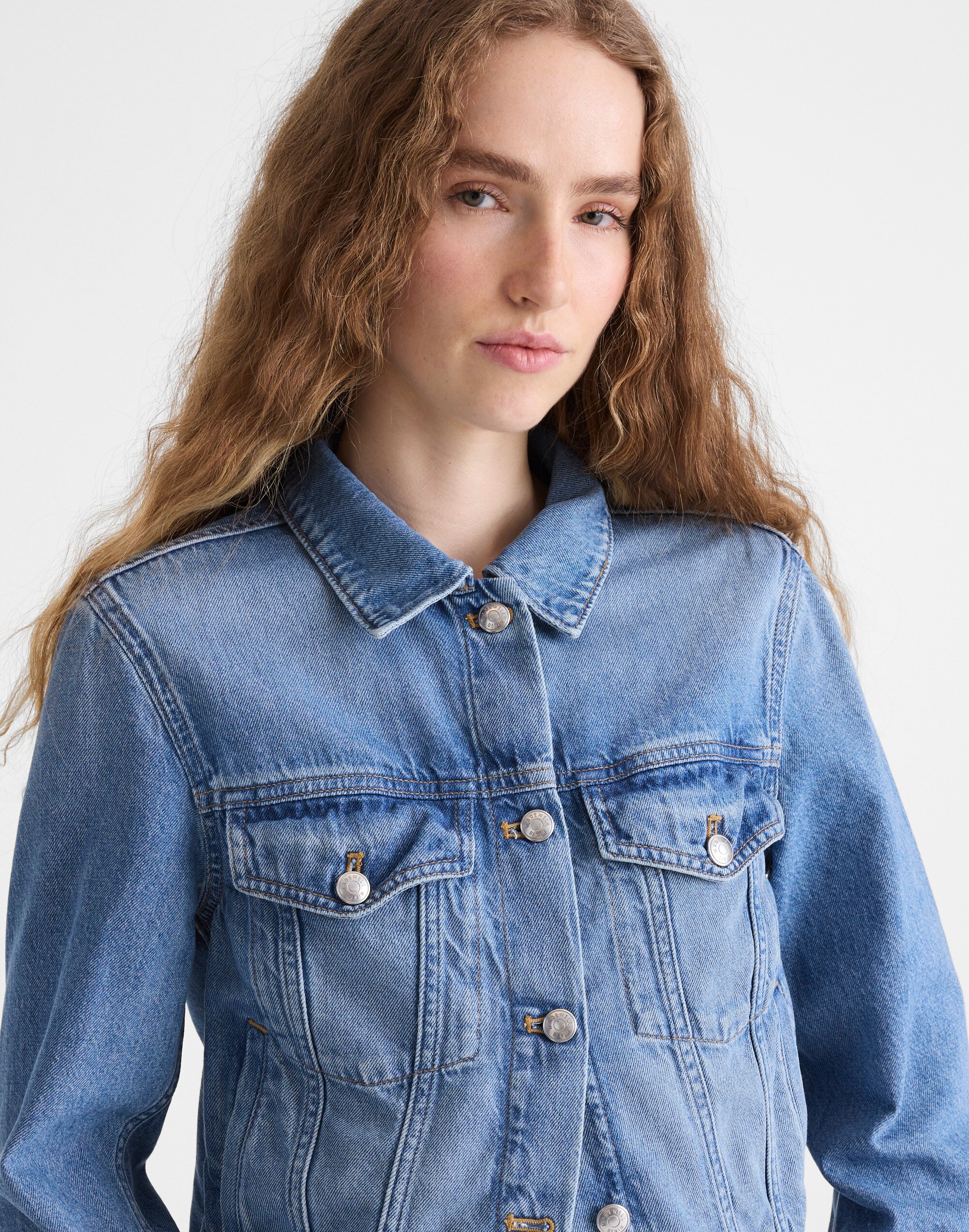 Denim Shrunken Trucker Jacket