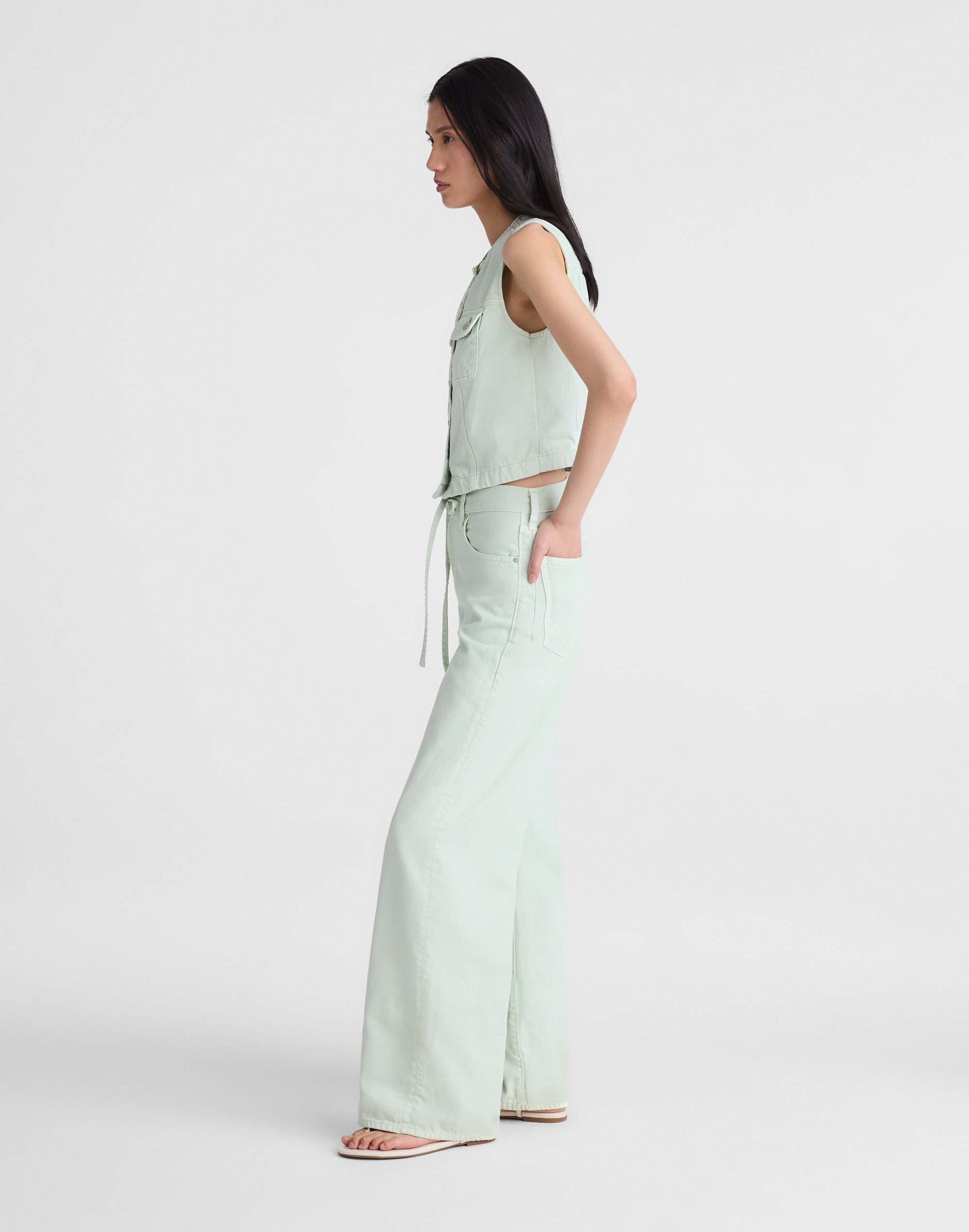 Madewell x Shopbop Ultimate Wide-Leg Jean in Airy Denim
