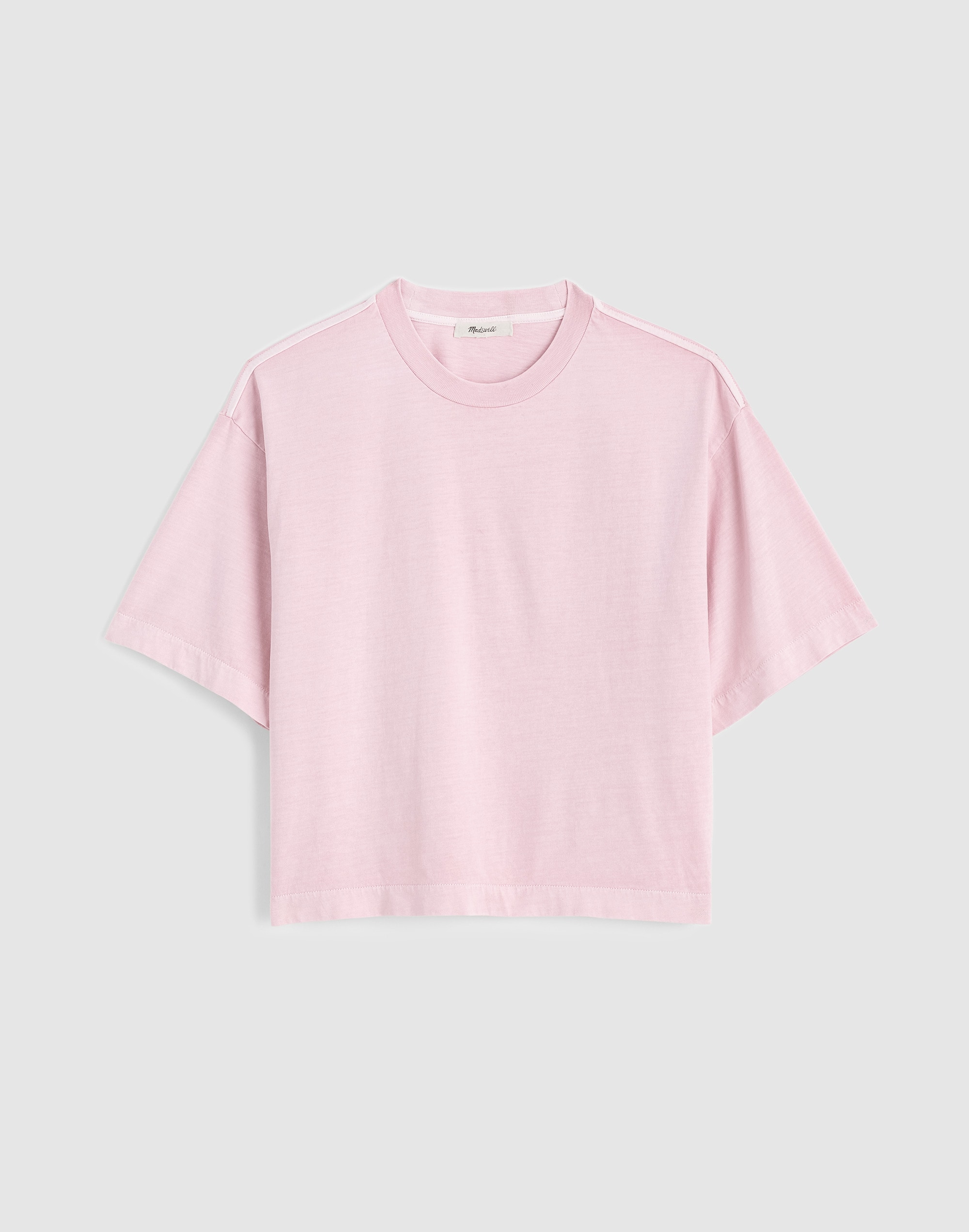 Madewell x Shopbop Boxy Crop Tee in Allday Jersey