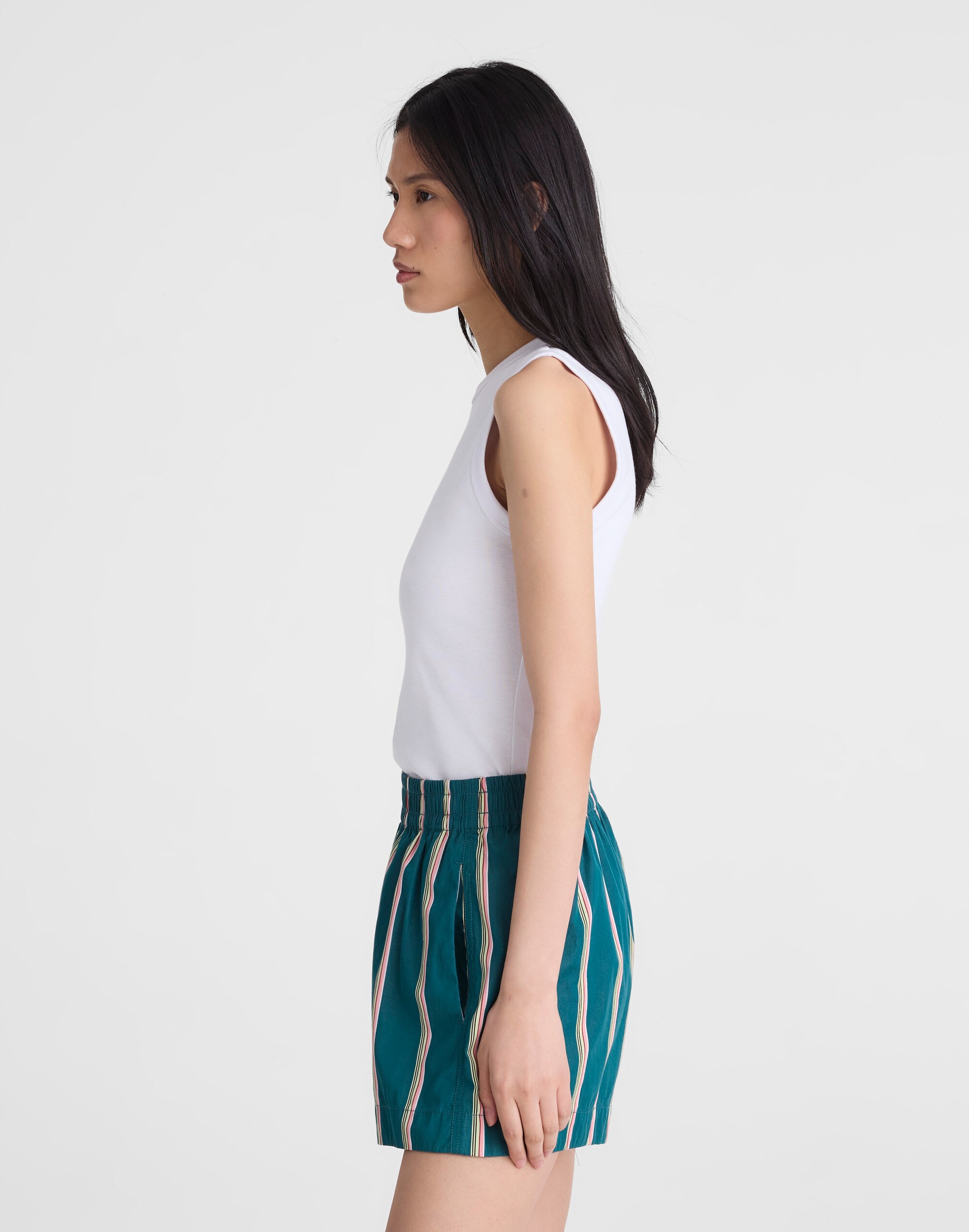 Madewell x Shopbop Pull-On Shorts in Poplin