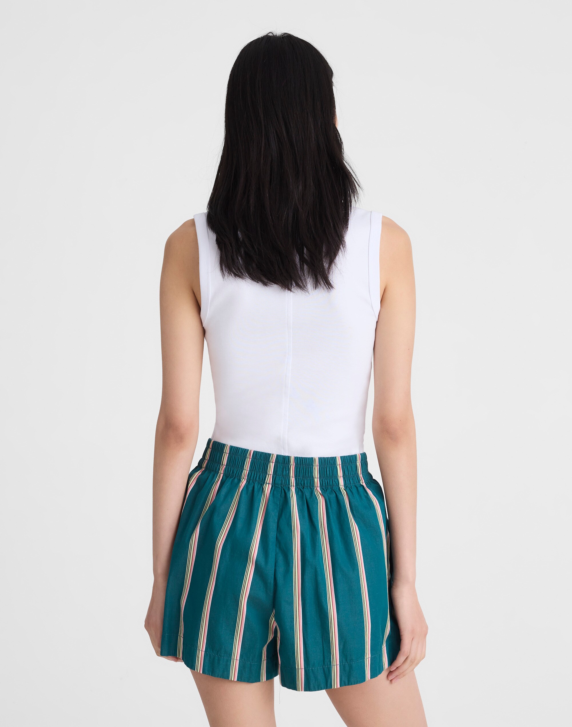 Madewell x Shopbop Pull-On Shorts in Poplin
