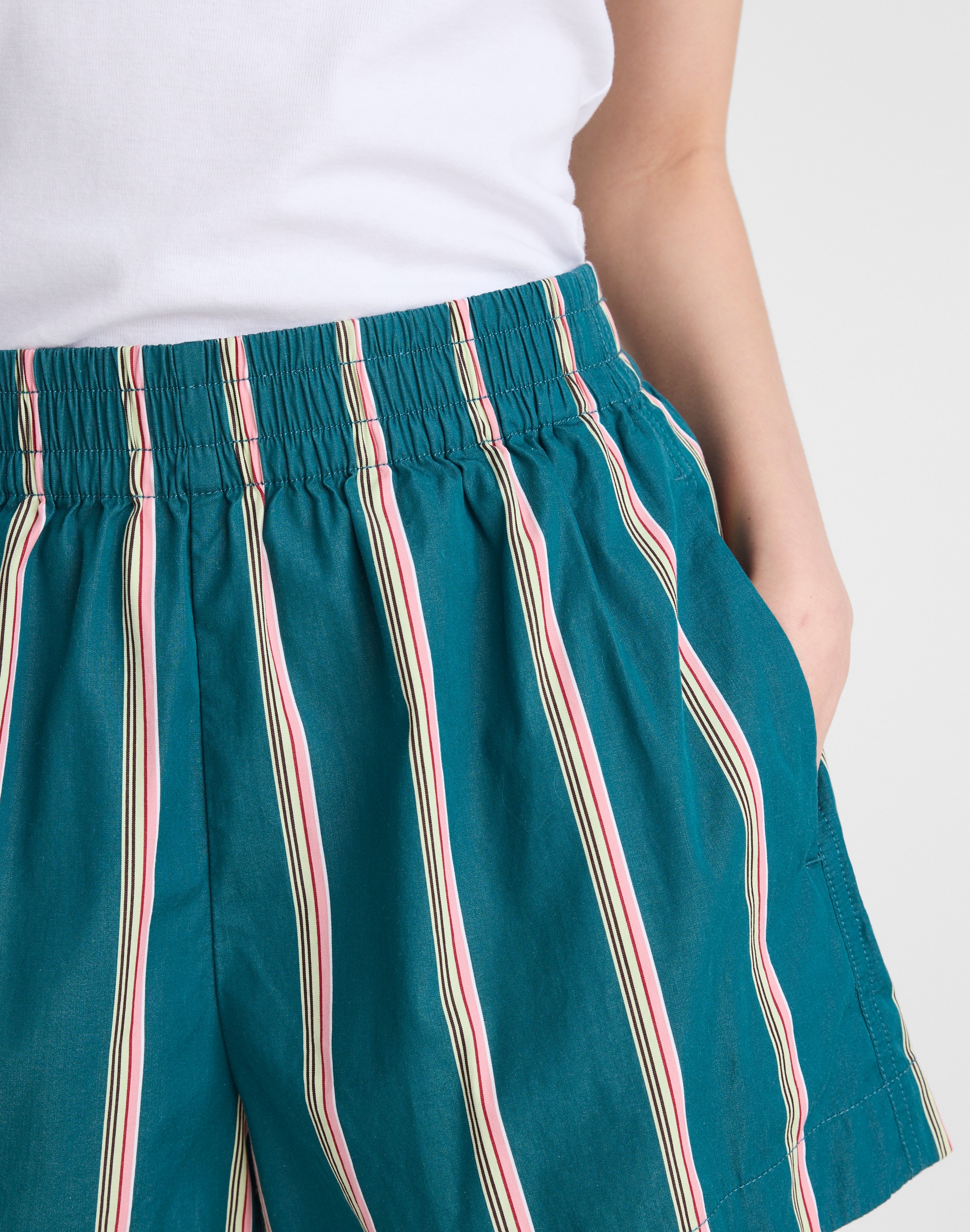 Madewell x Shopbop Pull-On Shorts in Poplin