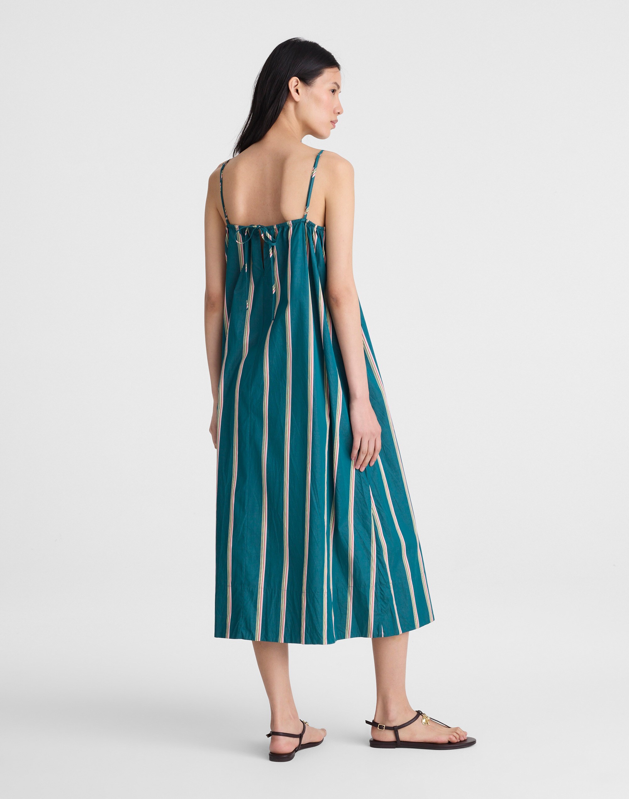 Madewell x Shopbop Gathered A-Line Midi Dress