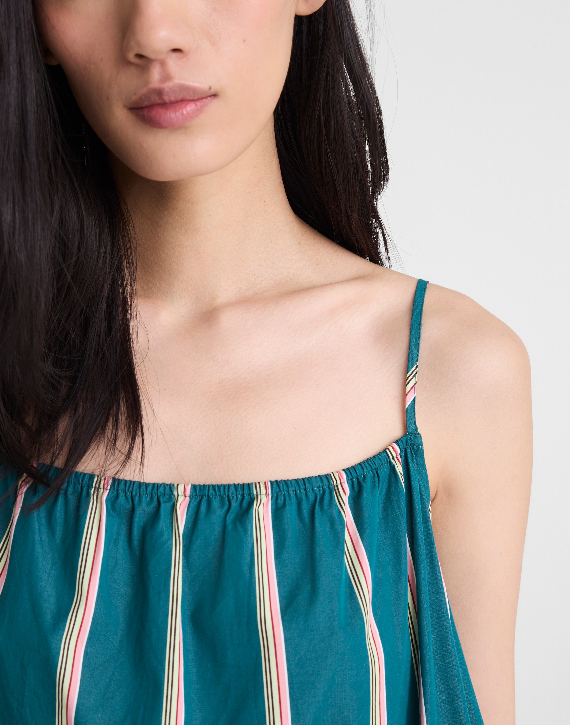 Madewell x Shopbop Gathered A-Line Midi Dress
