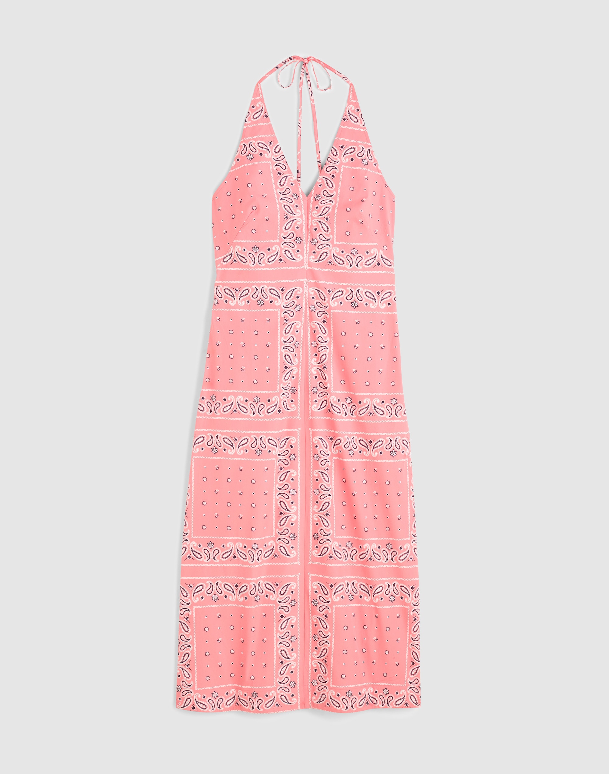 Madewell x Shopbop Smocked Halter Midi Dress