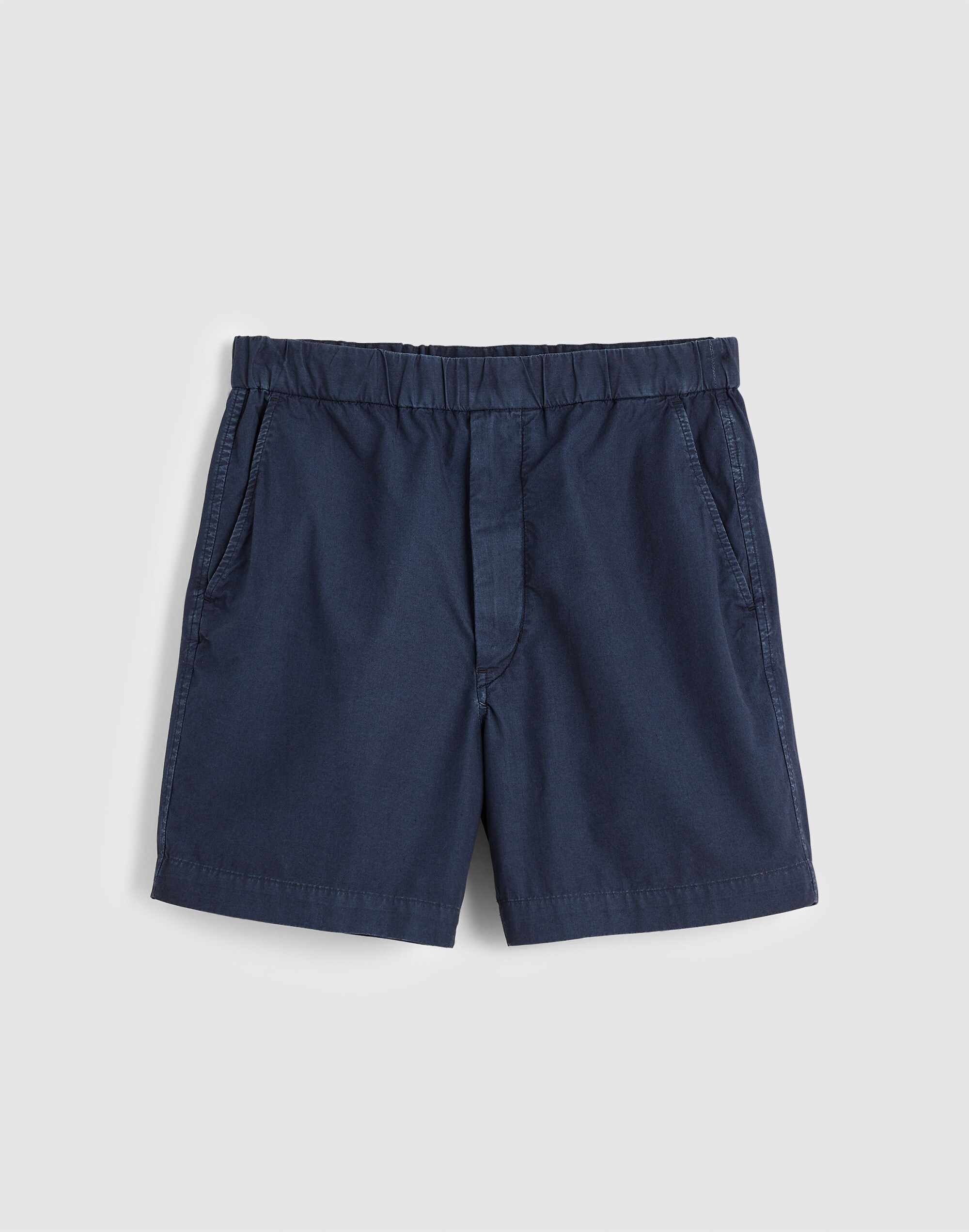 Pull-On Short in Poplin