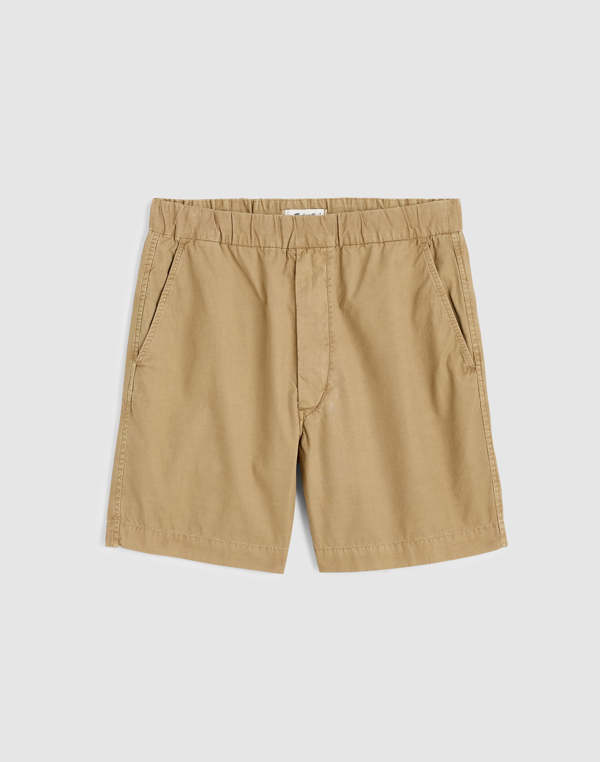 Pull-On Short in Poplin