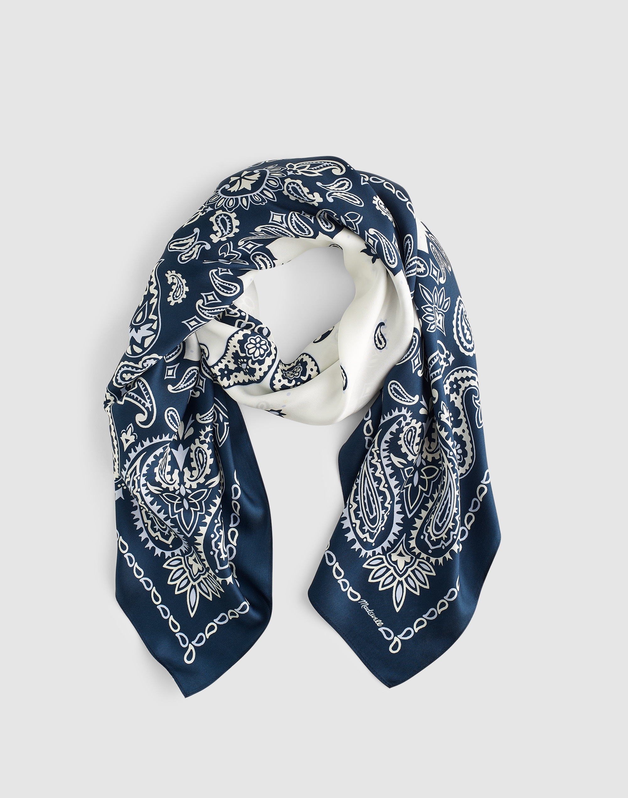 Madewell x Shopbop Oversized Bandana in Silk