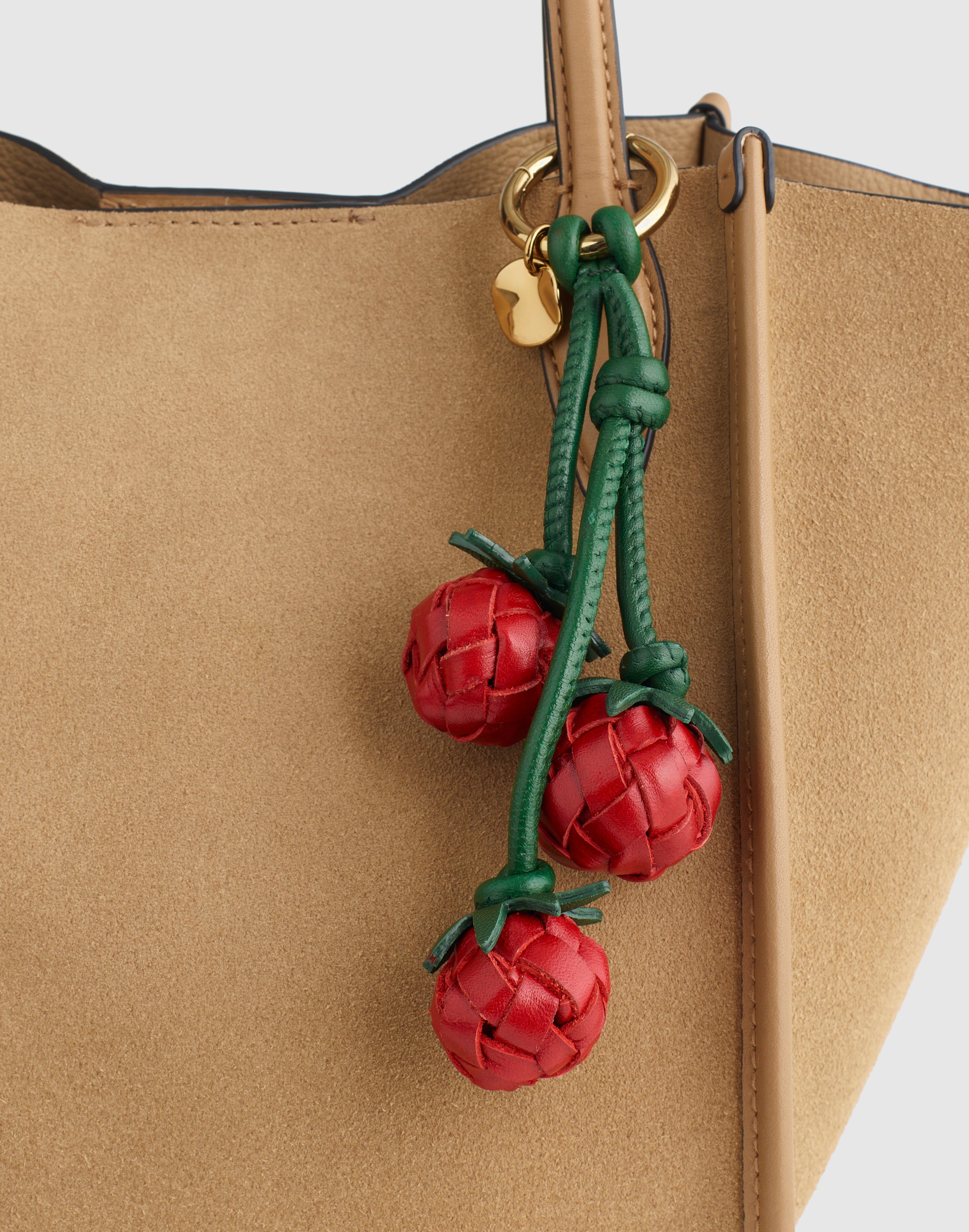 Woven Tomato Bag Charm