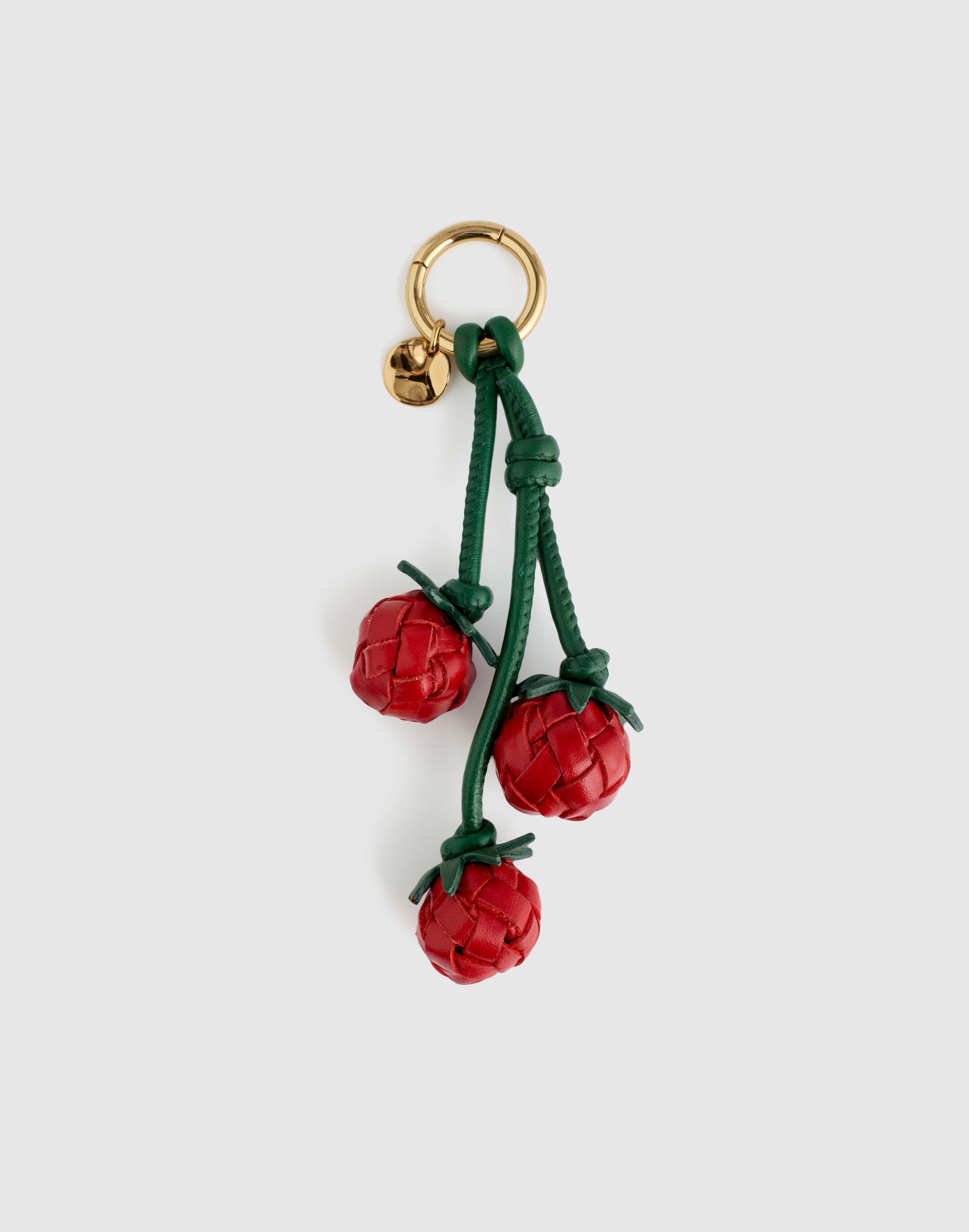 Woven Tomato Bag Charm